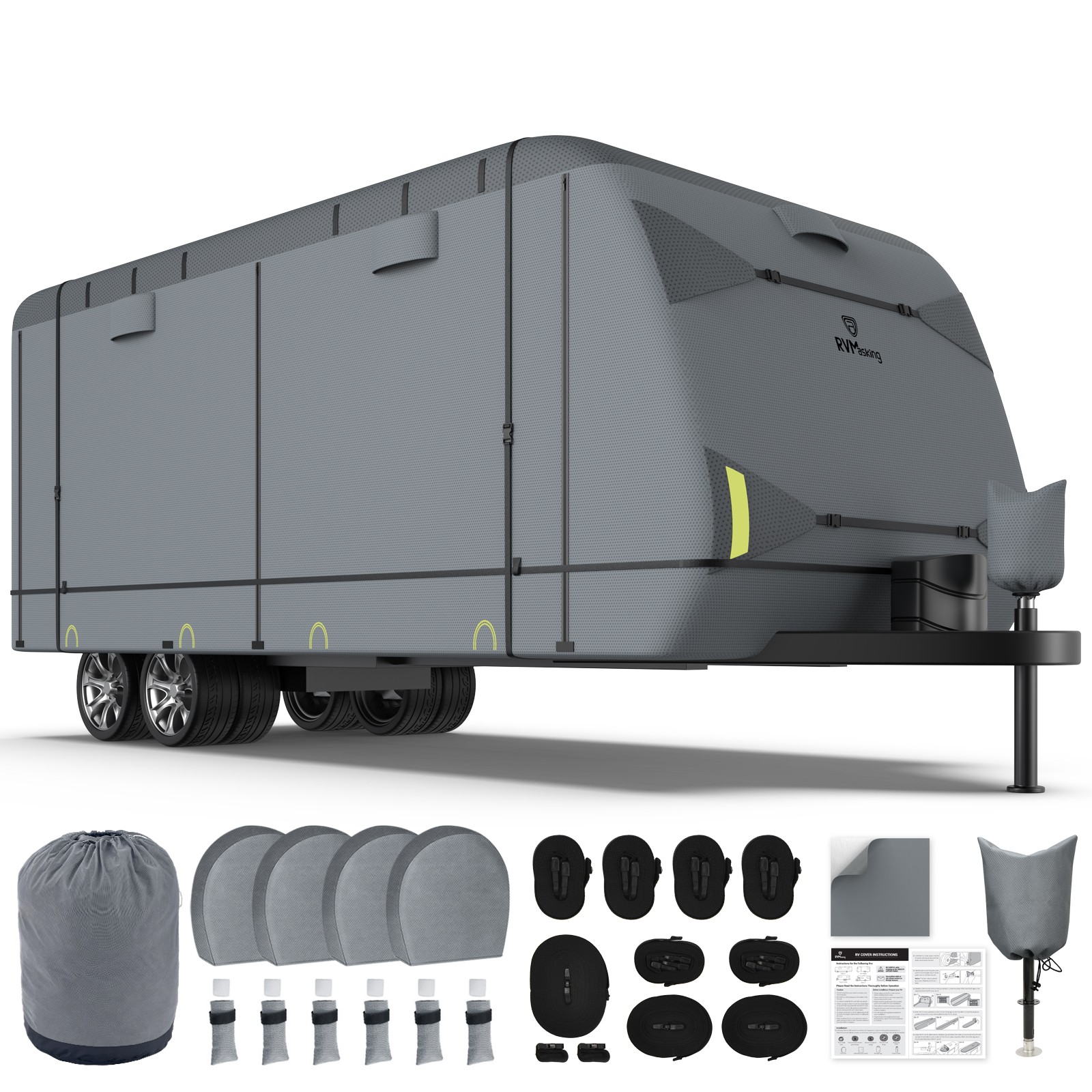 9-Ply Travel Trailer RV Cover 18\'1\ 9-Ply Travel Trailer RV Cover 18\'1\