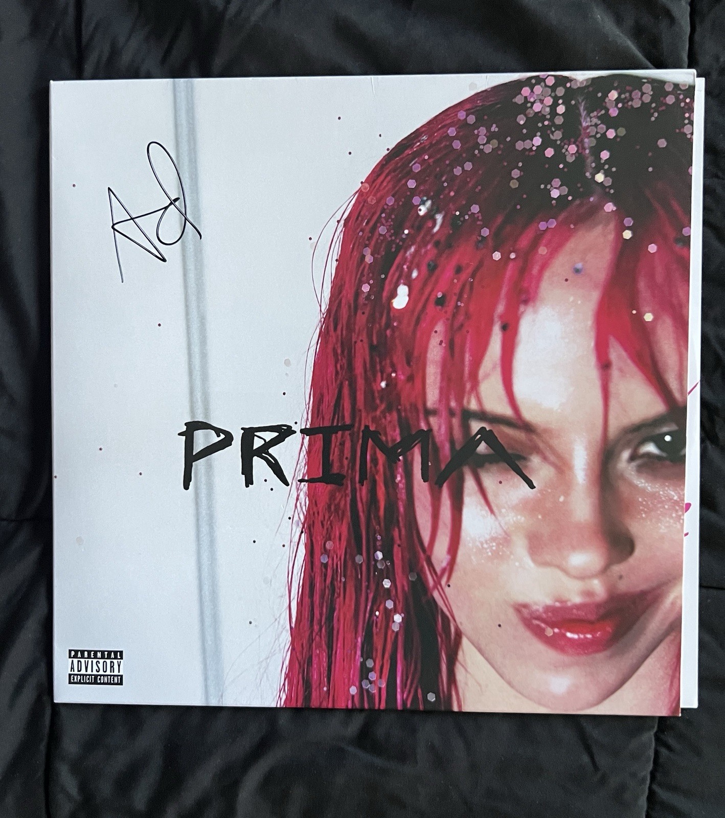 ADÉLA Prima LP ADELA  HAND SIGNED COVER Pink Colored Debut Vinyl 