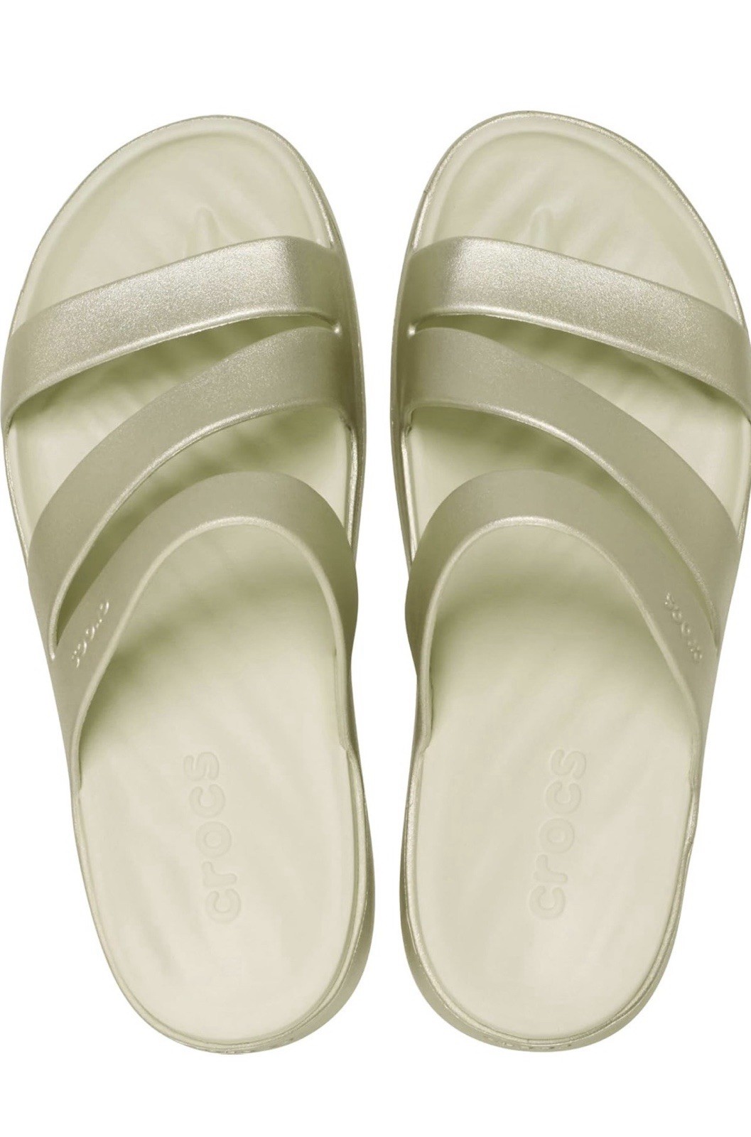 Crocs Getaway Metalic Strappy Size 6 Crocs Getaway Metalic Strappy Size 6