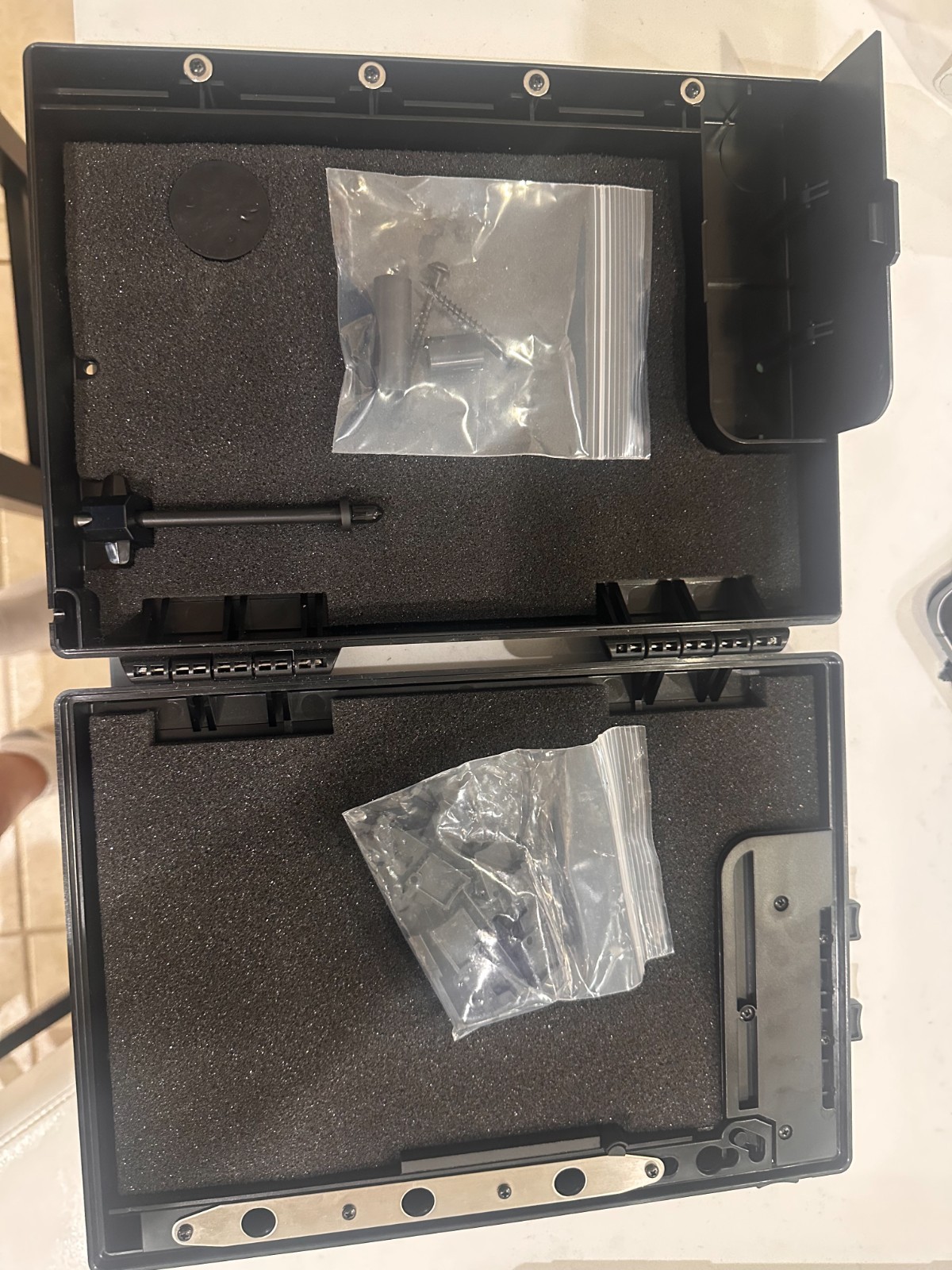 StopBox Pro Black Handgun Safe Full Size  SB451, Wall or Desk Mounted