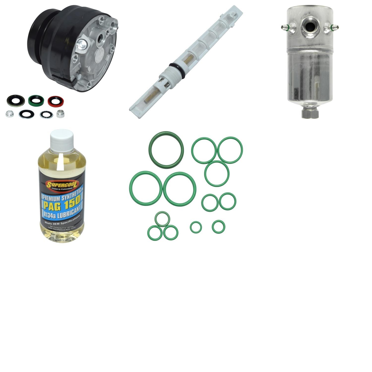 A/C Compressor Kit UAC For 1980-1984 Cadillac DeVille