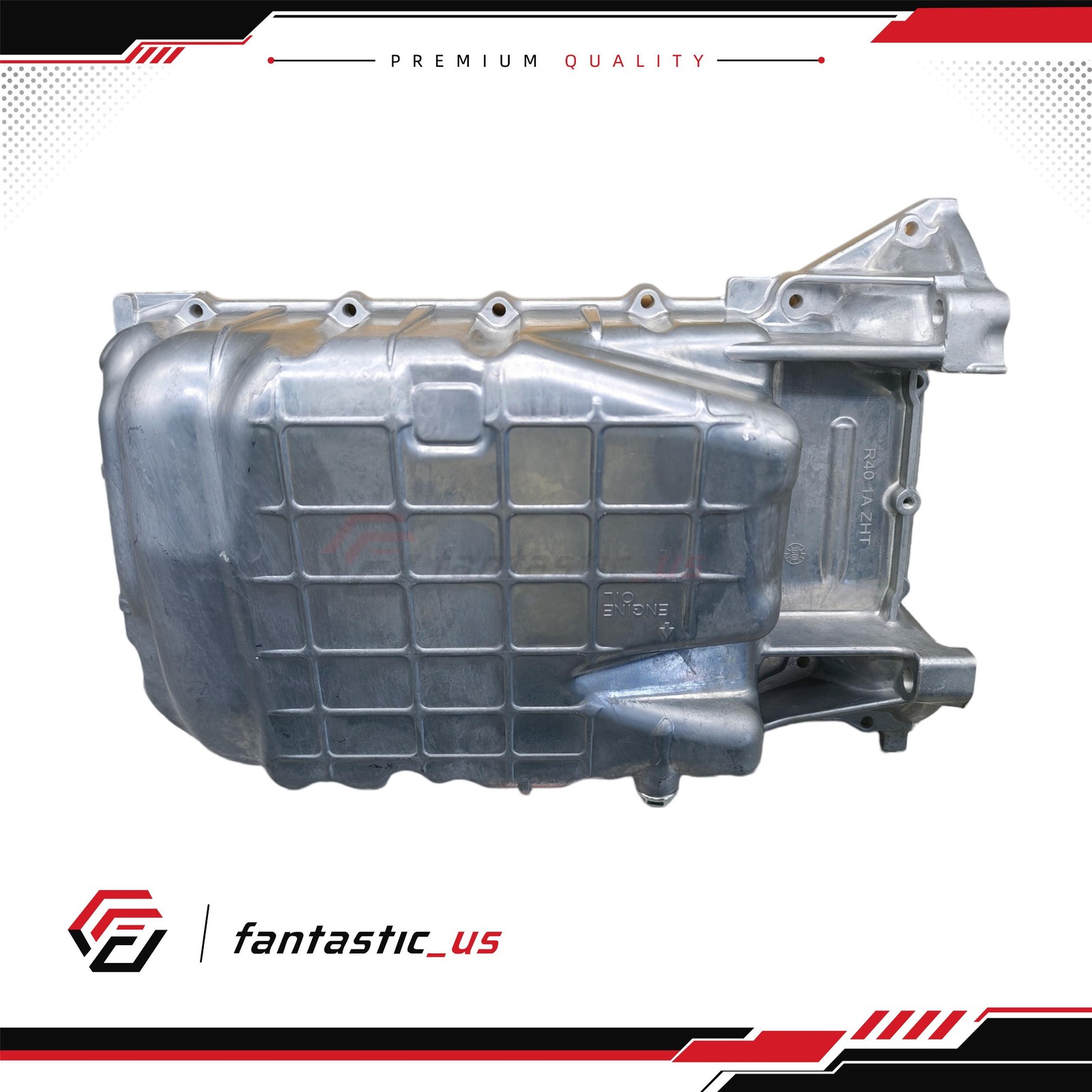 Aluminum Engine Oil Pan 4 Qts. For 2008-2014 Honda Accord Acura TSX 2.4L L4 US