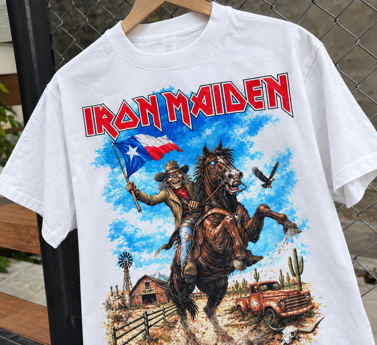 Iron Maiden San Antonio TX Event Tee 2026 Live At Alamodome, On September 29 Iron Maiden San Antonio TX Event Tee 2026 Live At Alamodome, On September 29