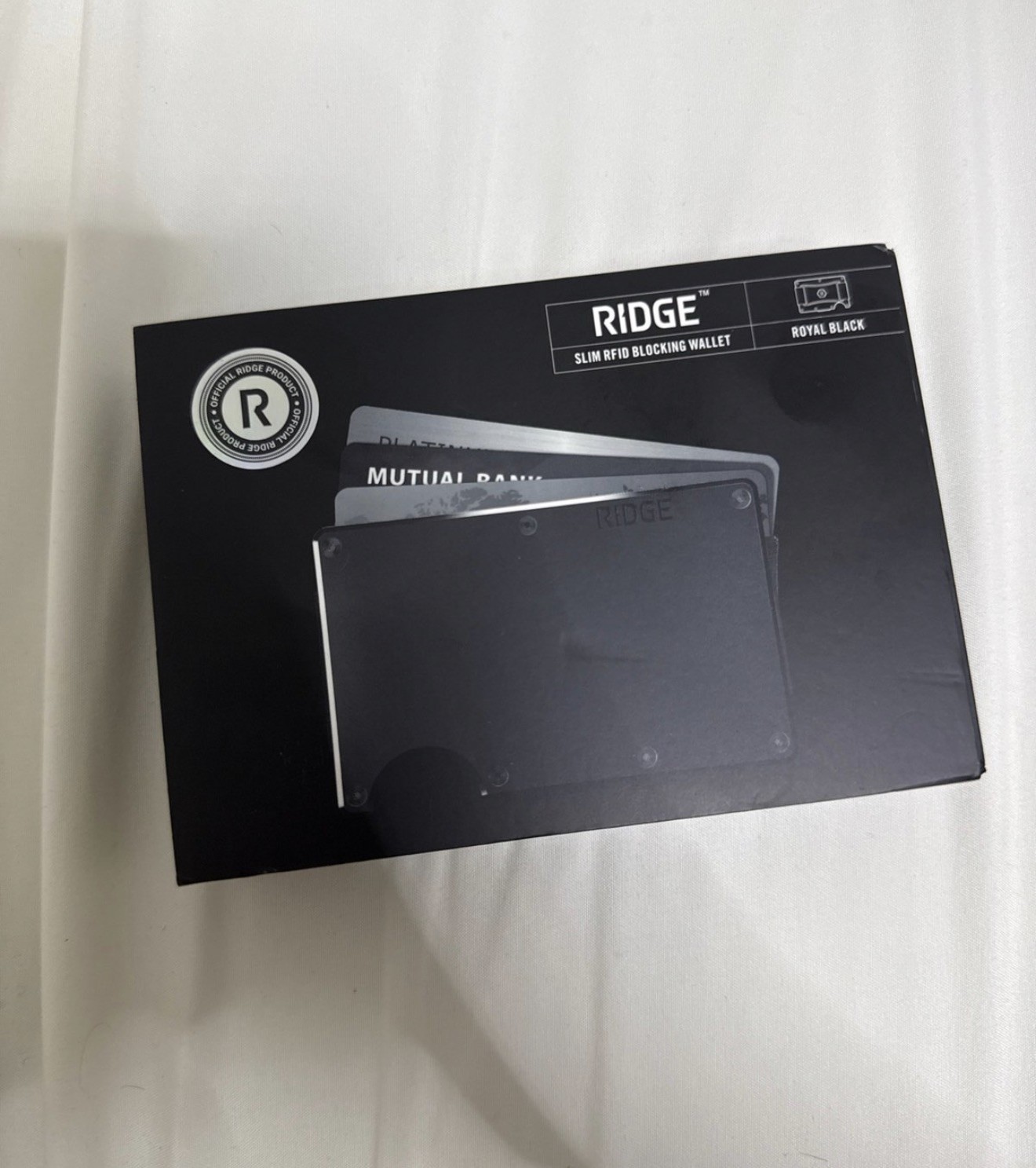 The Ridge RFID Blocking Wallet Black