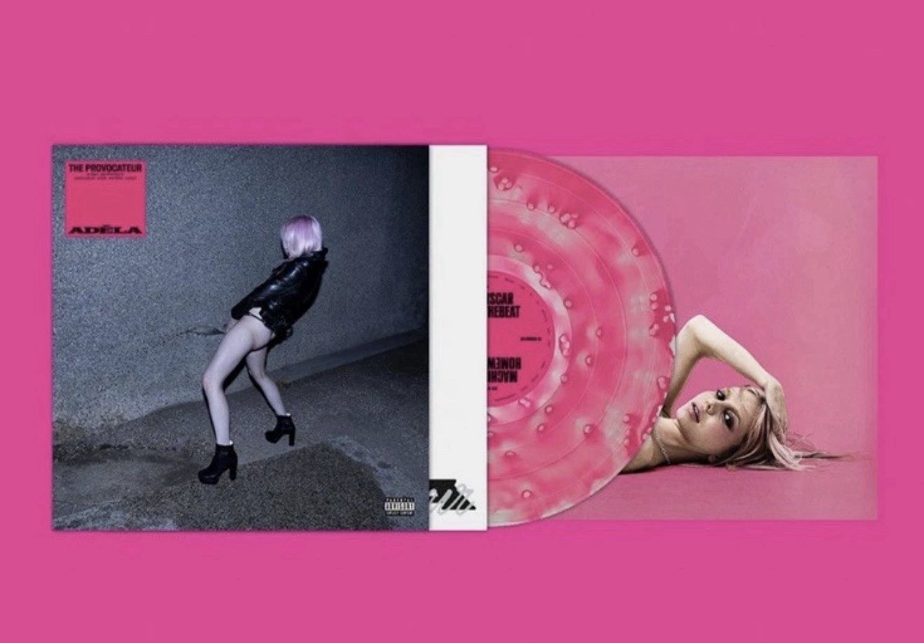 Adéla The Provocateur Pink Marble Vinyl UO Exclusive New Seal Imperfect Sleeve