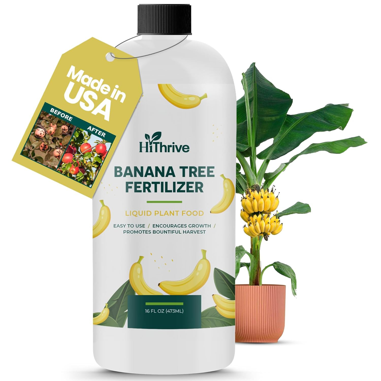 16Oz Plant Food for Banana Trees Live Plants - Makes 16 Gallons of Banana Tree F