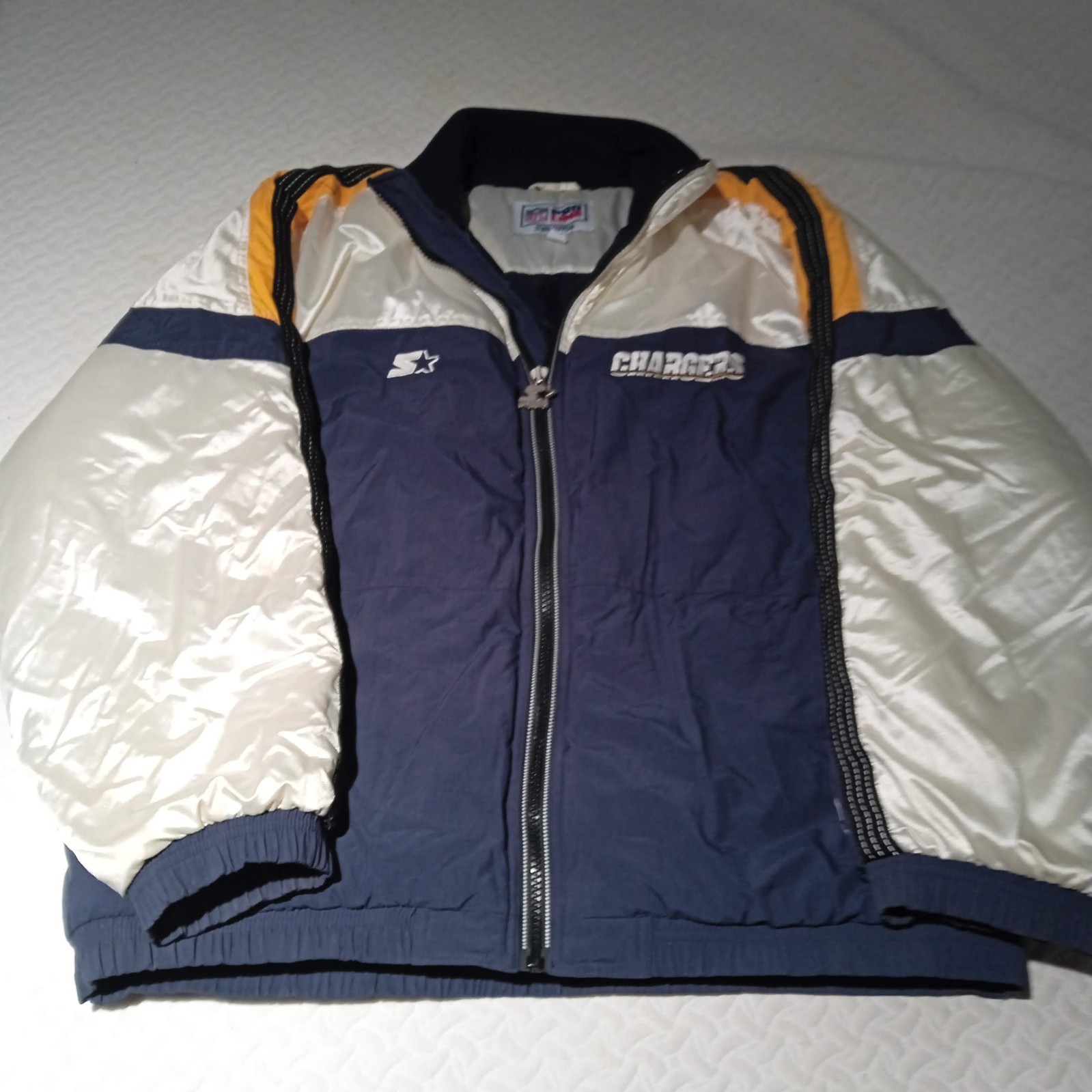 VTG Starter PRO LINE San Diego Chargers Full Zip Winter Jacket SIZE XL