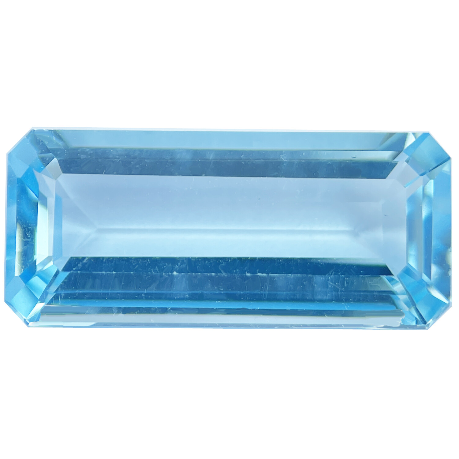 Flawless Blue Topaz 7.25ct aaa blue color 100% natural earth mined from India