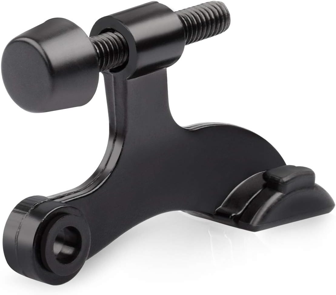 HOMOTEK 24 Pack Hinge Pin Black Door Stopper,Adjustable Deluxe 24 Pack,