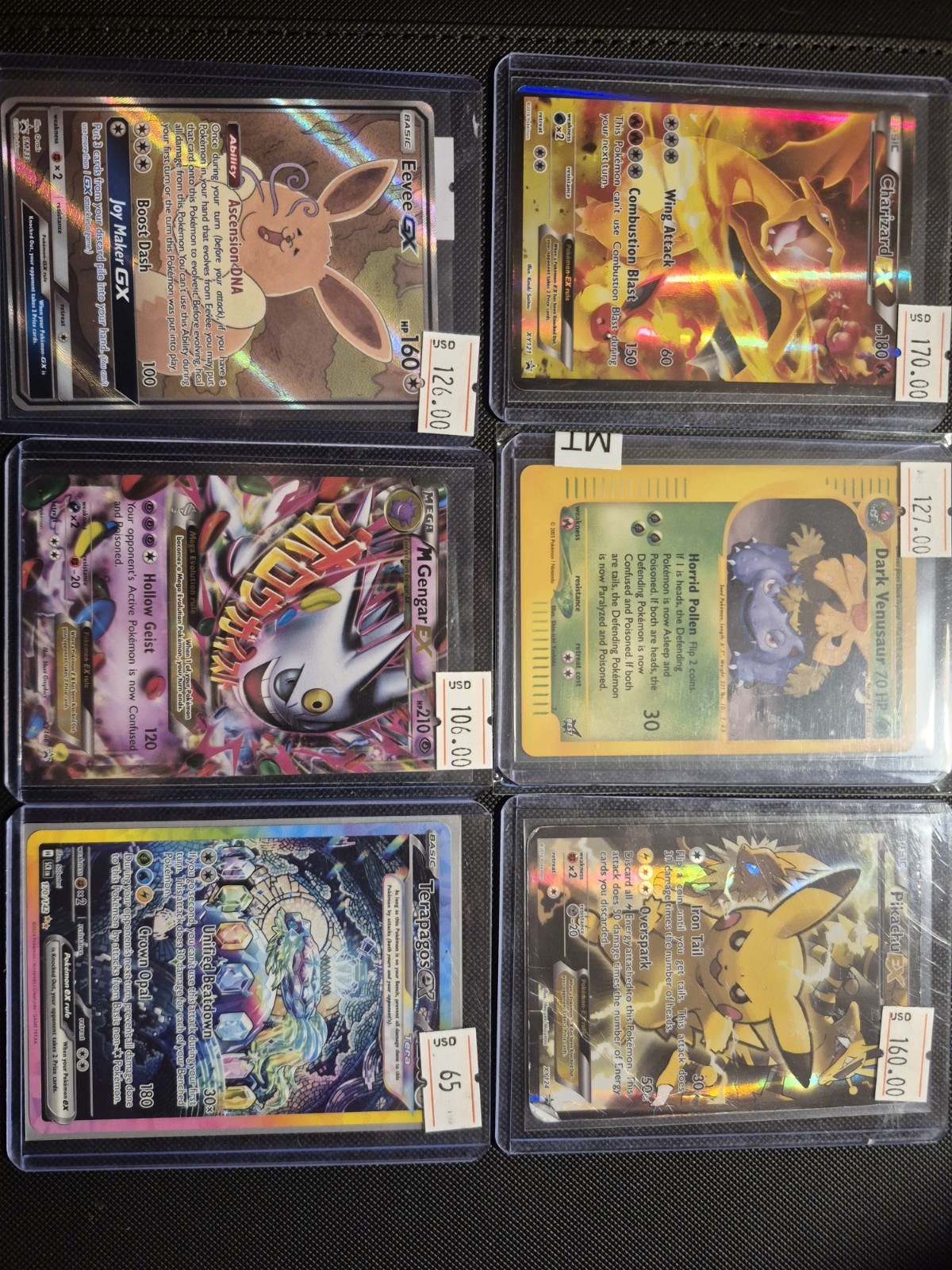 Pokemon TCG XY Promos Holo 6-Card Lot: Charizard EX, Pikachu EX, Gengar Pokemon TCG XY Promos Holo 6-Card Lot: Charizard EX, Pikachu EX, Gengar