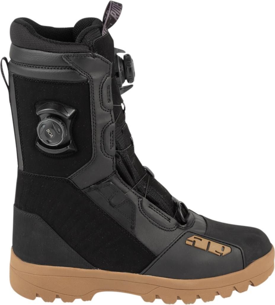 509 Men\'s Raid Double Boa Snowmobile Boot Black Gum Size 6 - F06000101-006-910
