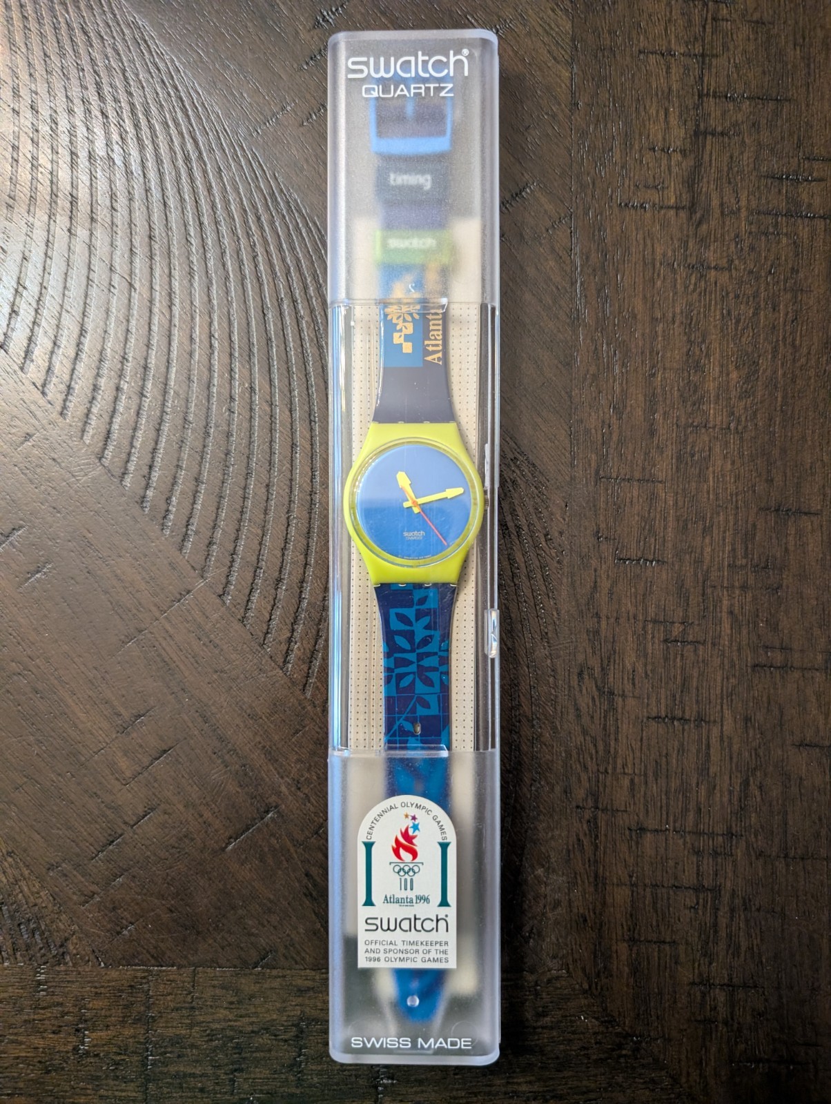 Pristine Collectable 1996 Atlanta Olympics Volunteers\' Swatch Watch GJ109C Pristine Collectable 1996 Atlanta Olympics Volunteers\' Swatch Watch GJ109C