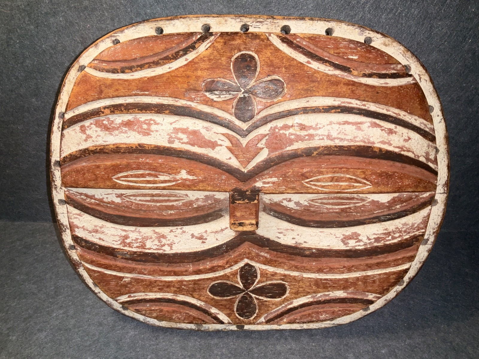 African Tribal Art Carved Wood Teke Tsaaye Kidumu Mask ~ 13 1/2\ African Tribal Art Carved Wood Teke Tsaaye Kidumu Mask ~ 13 1/2\