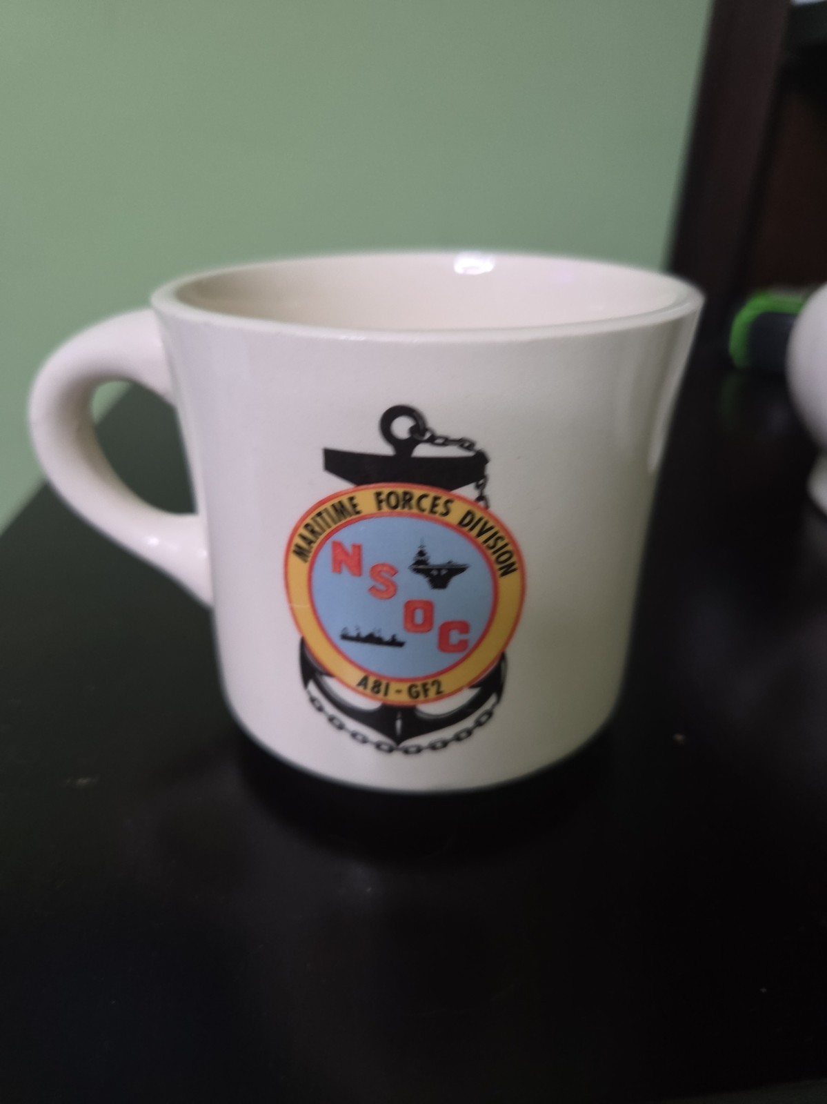 Vintage Navy Chief Coffee Mug DoD Chief D Maritime Forces Division NSOC FL Vintage Navy Chief Coffee Mug DoD Chief D Maritime Forces Division NSOC FL