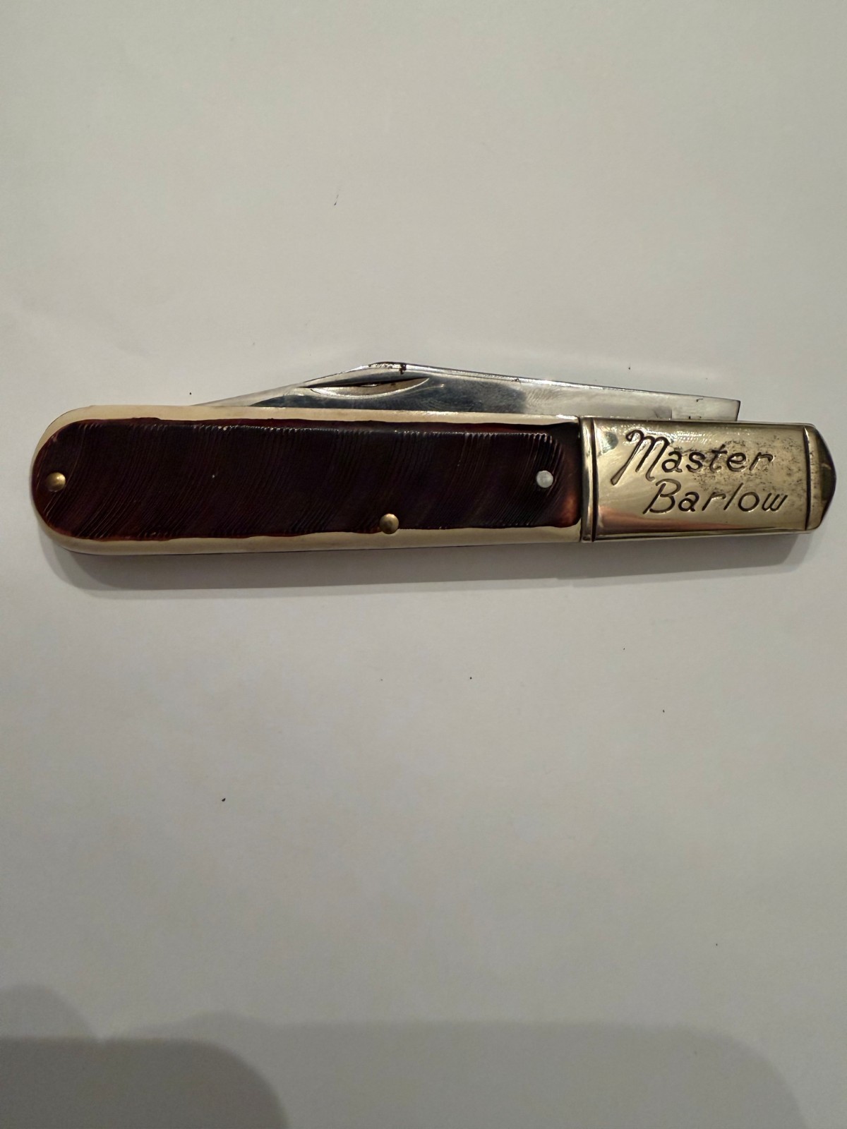 NOS Vintage Colonial PROV USA Master Barlow Folding Knife