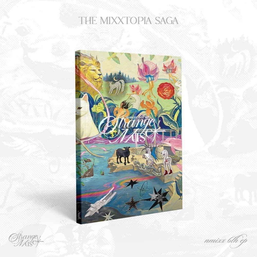NMIXX [STRANGE MUSE] 6th EP Album SAGA Ver/CD+Book+2 Card+Bookmark+GIFT OFFICIAL