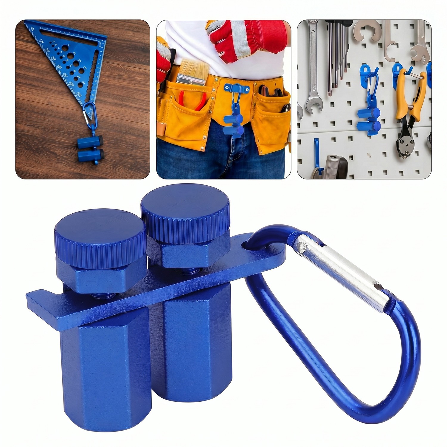 Tall Stair Gauges for Framing Square with Holder&Carabiner Knobs,Versatile Circu Tall Stair Gauges for Framing Square with Holder&Carabiner Knobs,Versatile Circu