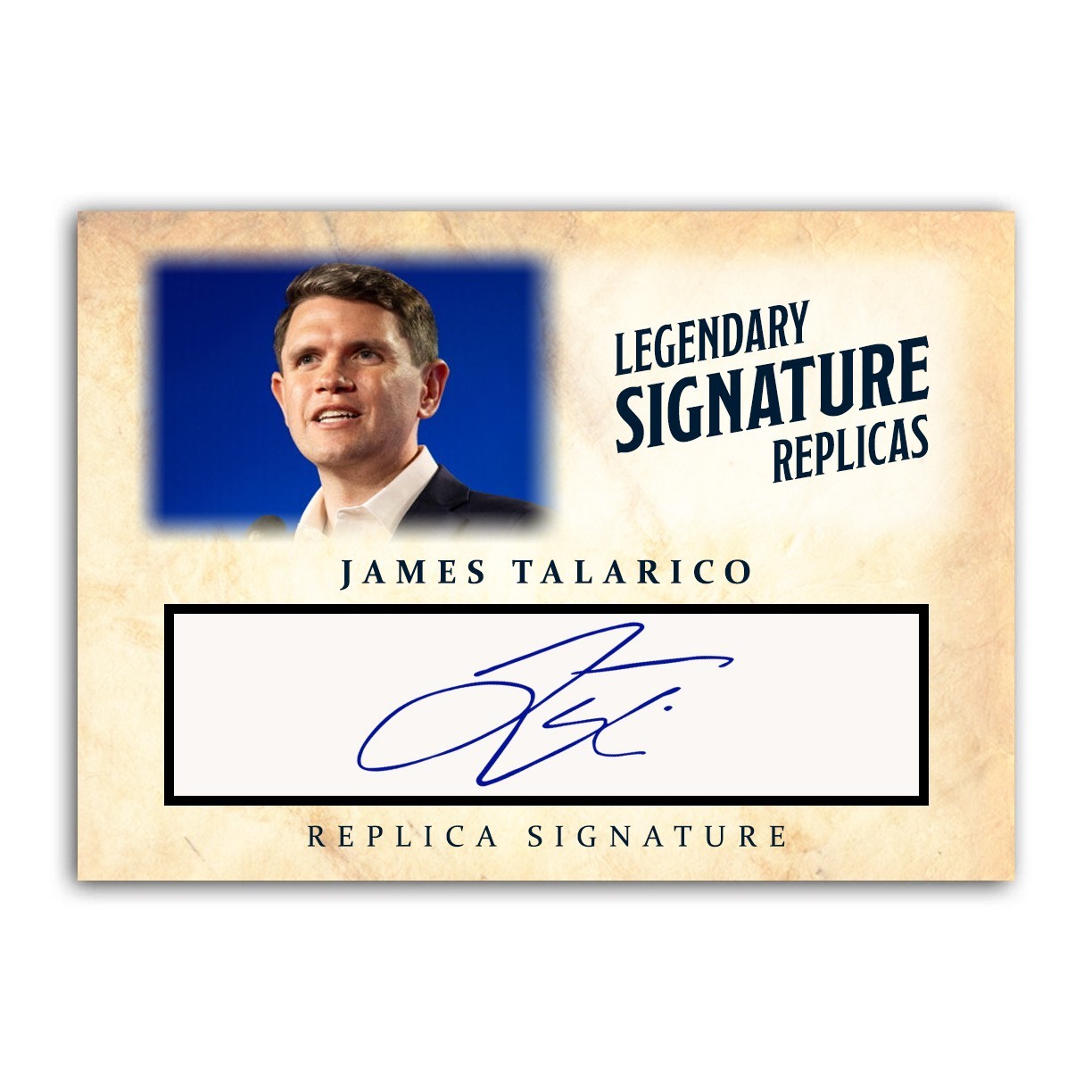 James Talarico Texas ACEO Autograph Collectible Replica Signature Card