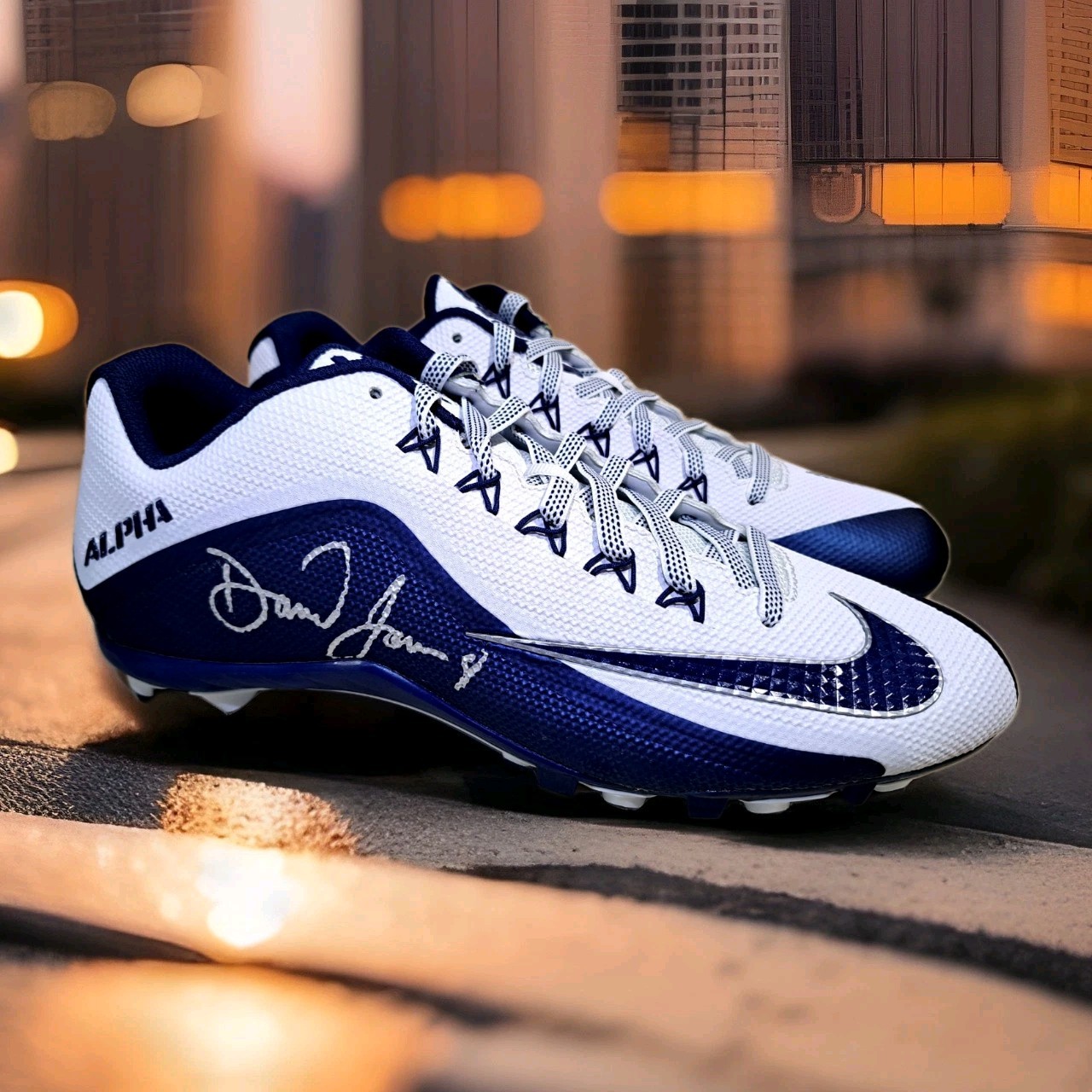 Daniel Jones Signed Nike Cleats NY Giants Indianapolis Colts JSA Authentication Daniel Jones Signed Nike Cleats NY Giants Indianapolis Colts JSA Authentication