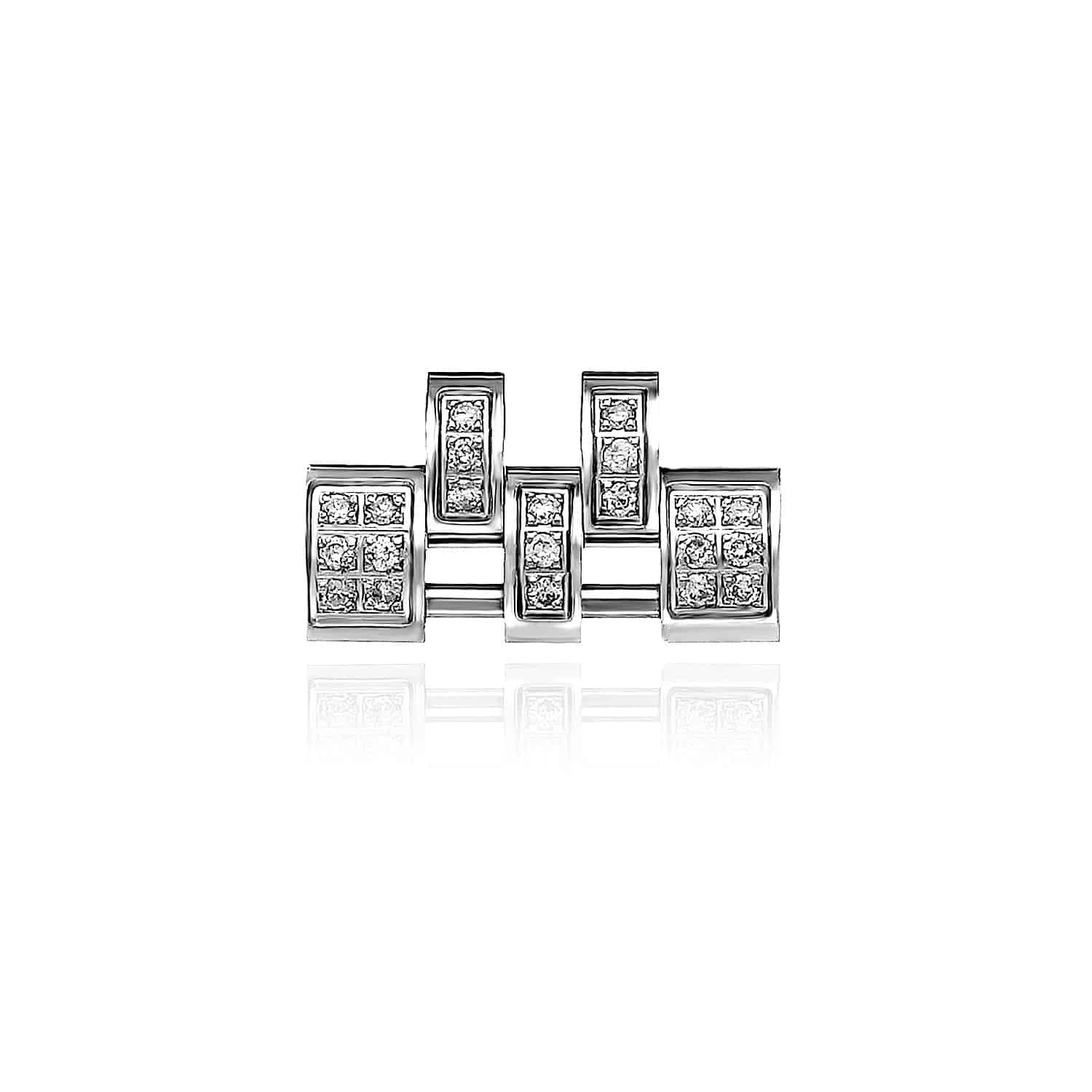 Extra White 2-Tone Rose-Tone Link for Rolex Datejust Natural Diamond 36mm Watch