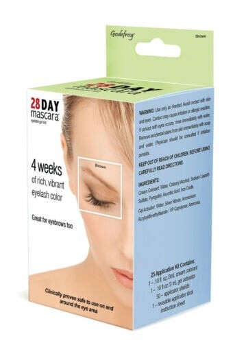 Godefroy 28 Day Mascara - Brown 25 Application
