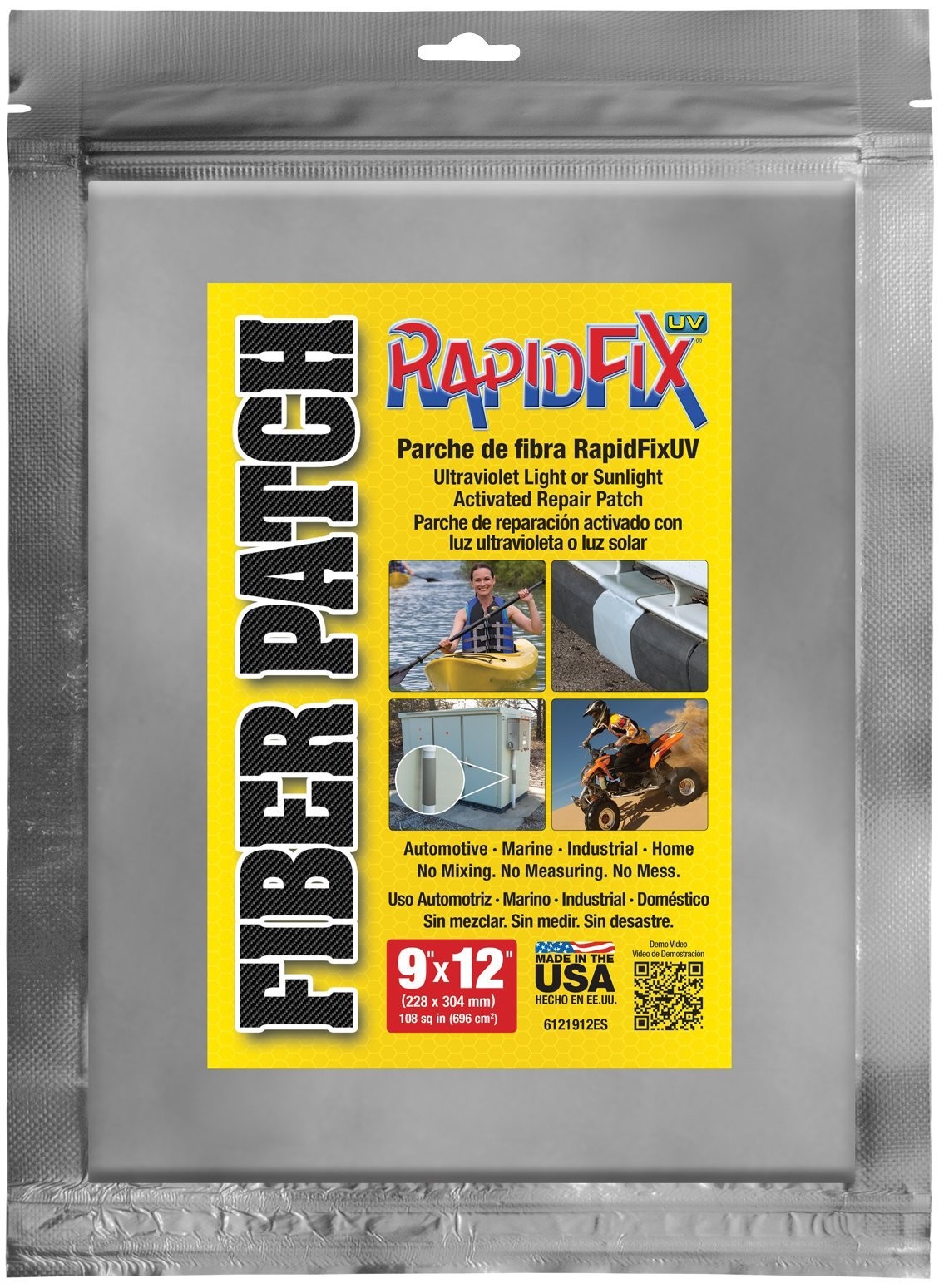 RapidFix UV Fiber Repair Patch 9\