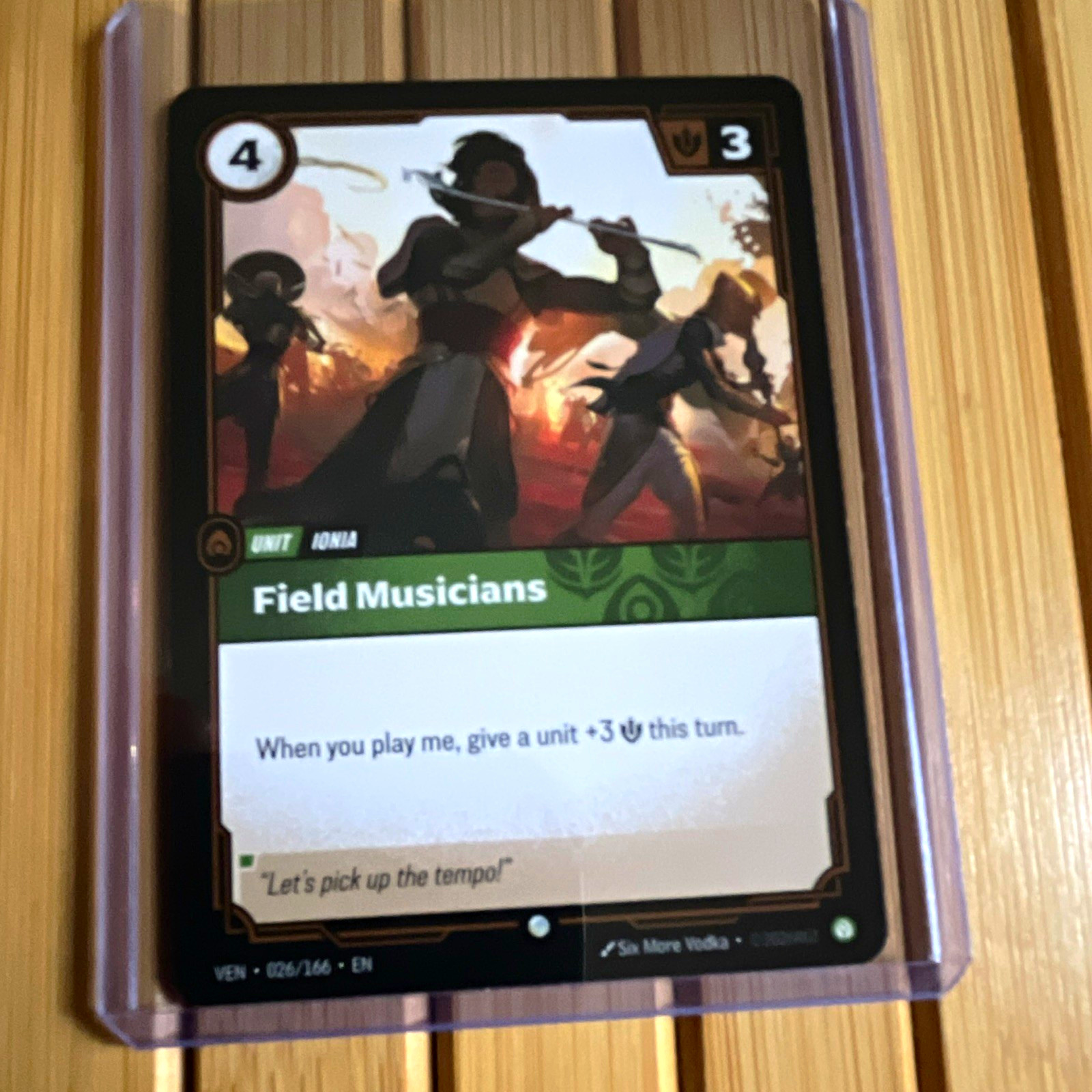 Riot Games League of Legends Riftbound Field Musicians Unit 026/164 EN Cost 4 Riot Games League of Legends Riftbound Field Musicians Unit 026/164 EN Cost 4
