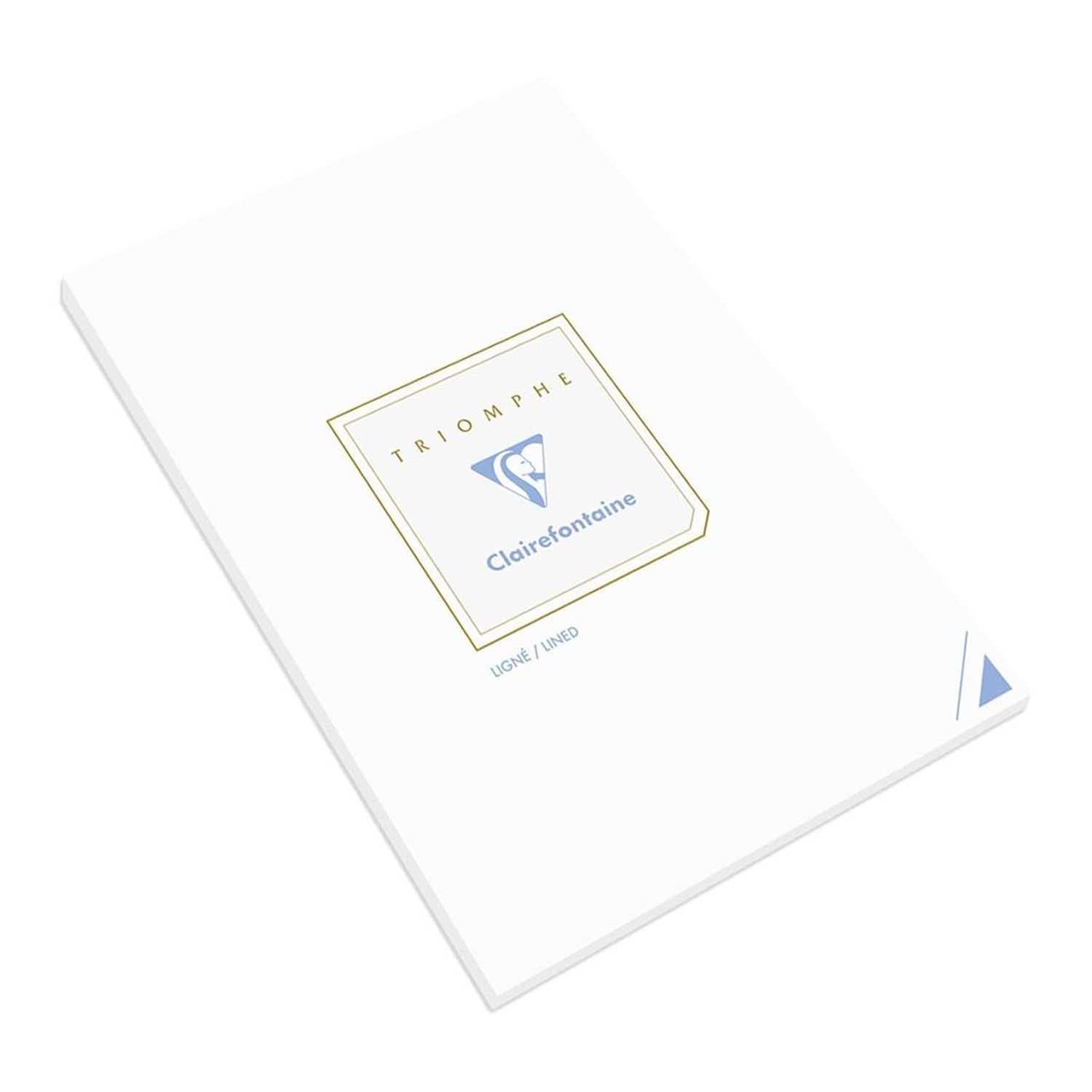 Clairefontaine Triomphe Blank Writing Paper Tablet, A4, 90g, 50 Sheets, White