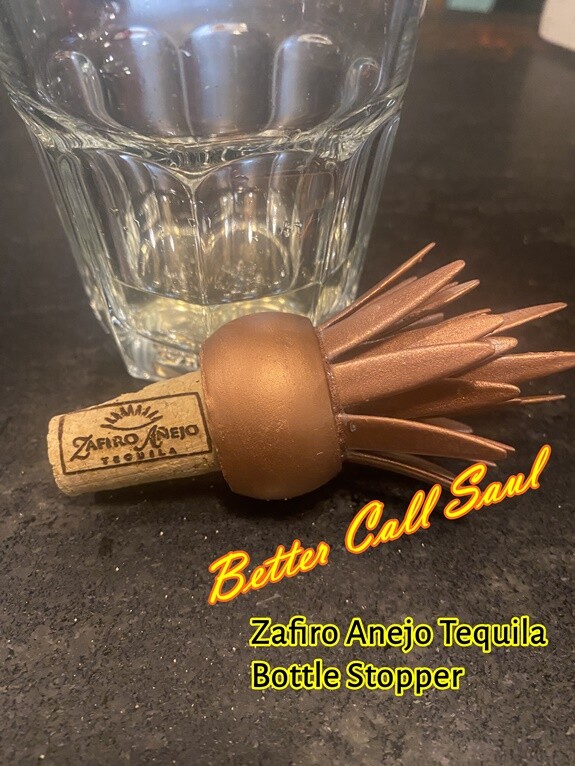Better Call Saul Zafiro Anejo Tequila Stopper, Replica Prop