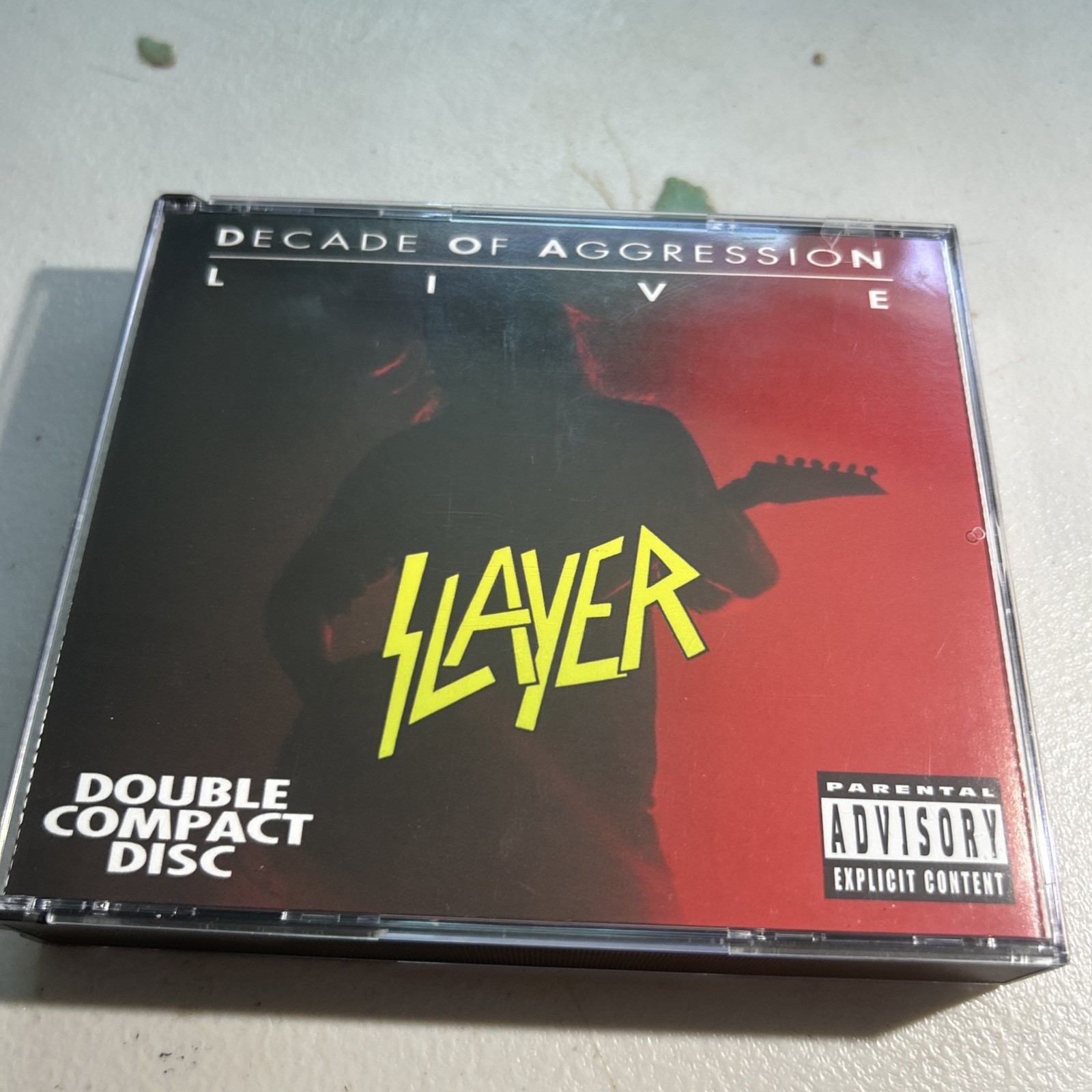 Slayer Live Decade Of Aggression 2 CD Original 1991 Def American Slayer Live Decade Of Aggression 2 CD Original 1991 Def American