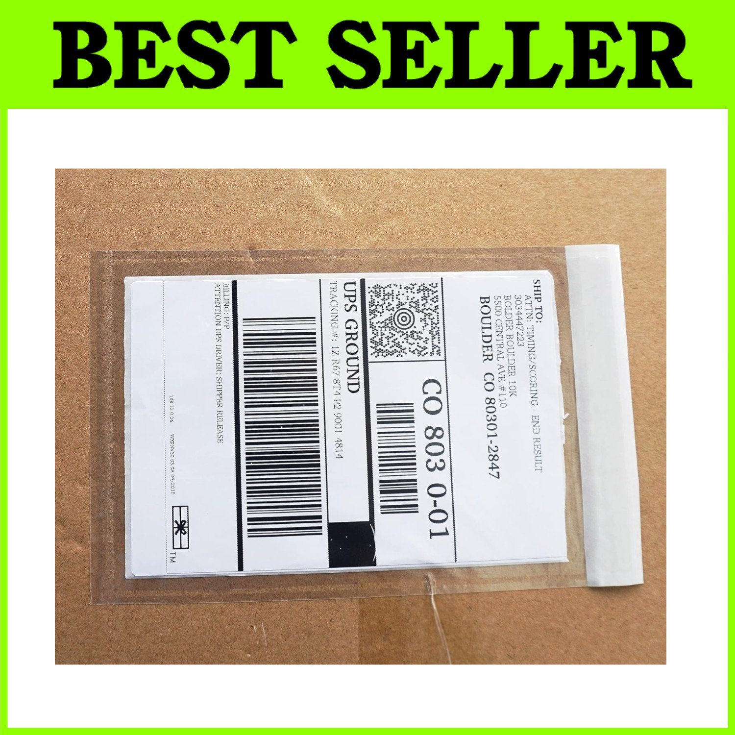 Professional 4x6\'\' Shipping Label Sleeves, 1000 Pack Professional 4x6\'\' Shipping Label Sleeves, 1000 Pack