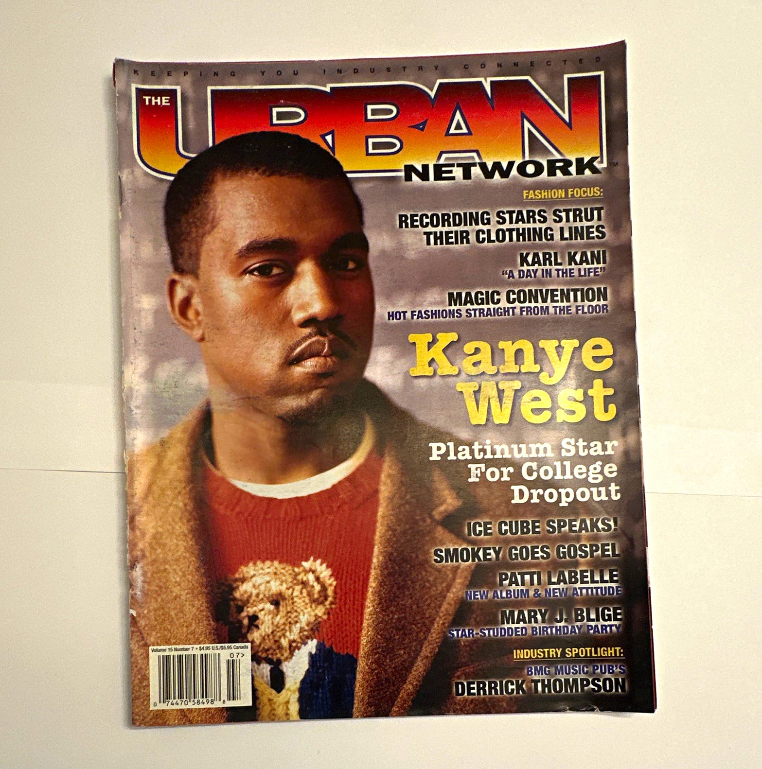Kanye West Urban Network Magazine March 2004 Vol 15 #7 College Dropout Rare Kanye West Urban Network Magazine March 2004 Vol 15 #7 College Dropout Rare