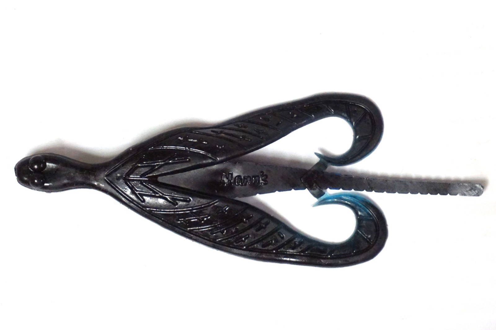 Lot of 20 Vintage Mann\'s Mosquito Hawk Soft Plastic Fishing Bait - Black & Blue Lot of 20 Vintage Mann\'s Mosquito Hawk Soft Plastic Fishing Bait - Black & Blue