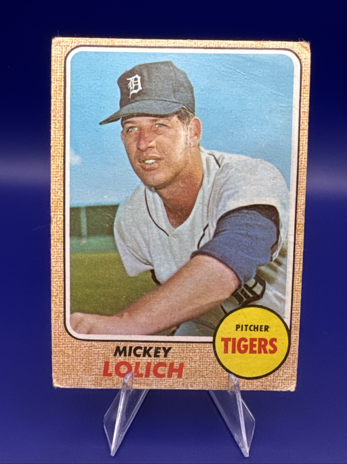 1968 Topps - Mickey Lolich #414 / EX-VG