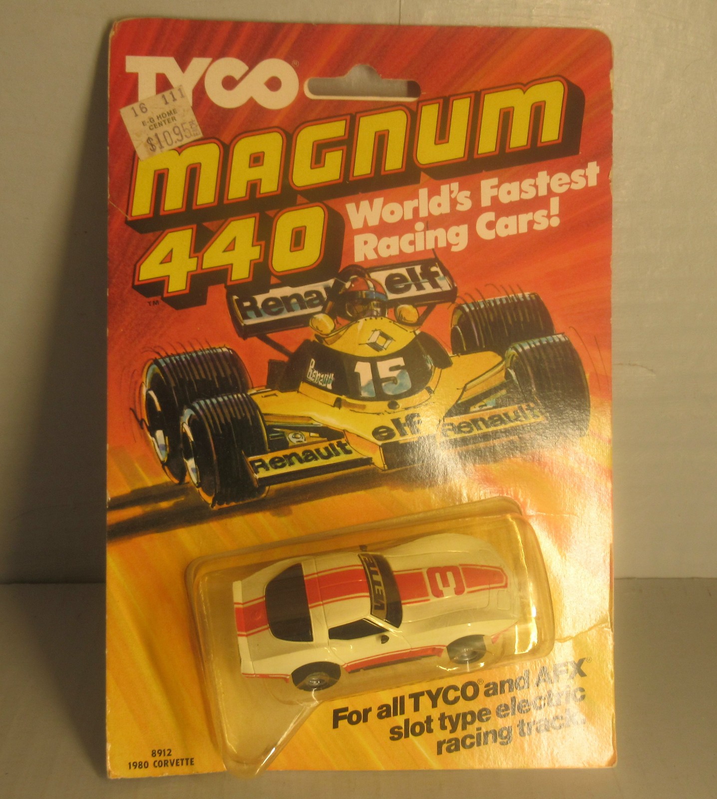 NEW TYCO MAGNUM 440 1980 CORVETTE #8912 SLOT CAR