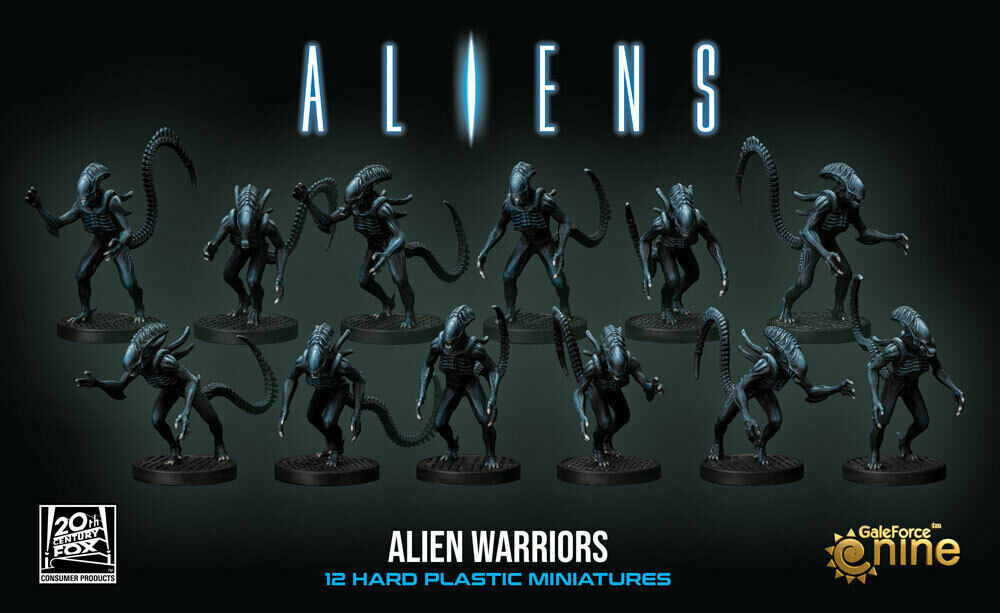 Gale Force 9 Aliens07 30mm Plastic Miniatures: Alien Warriors (12)