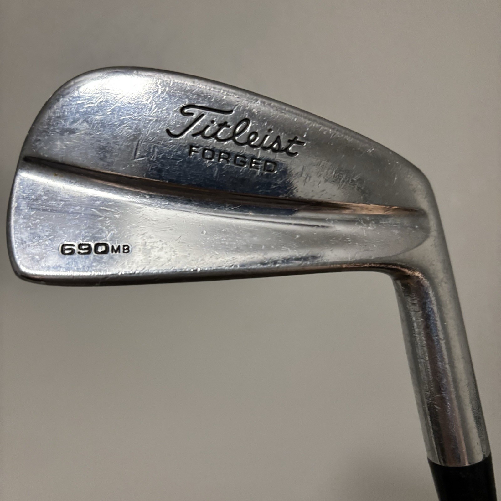 Titleist 690 MB Iron Set 3-PW Right Handed S300 Stiff Steel Shaft Midsize Lamkin