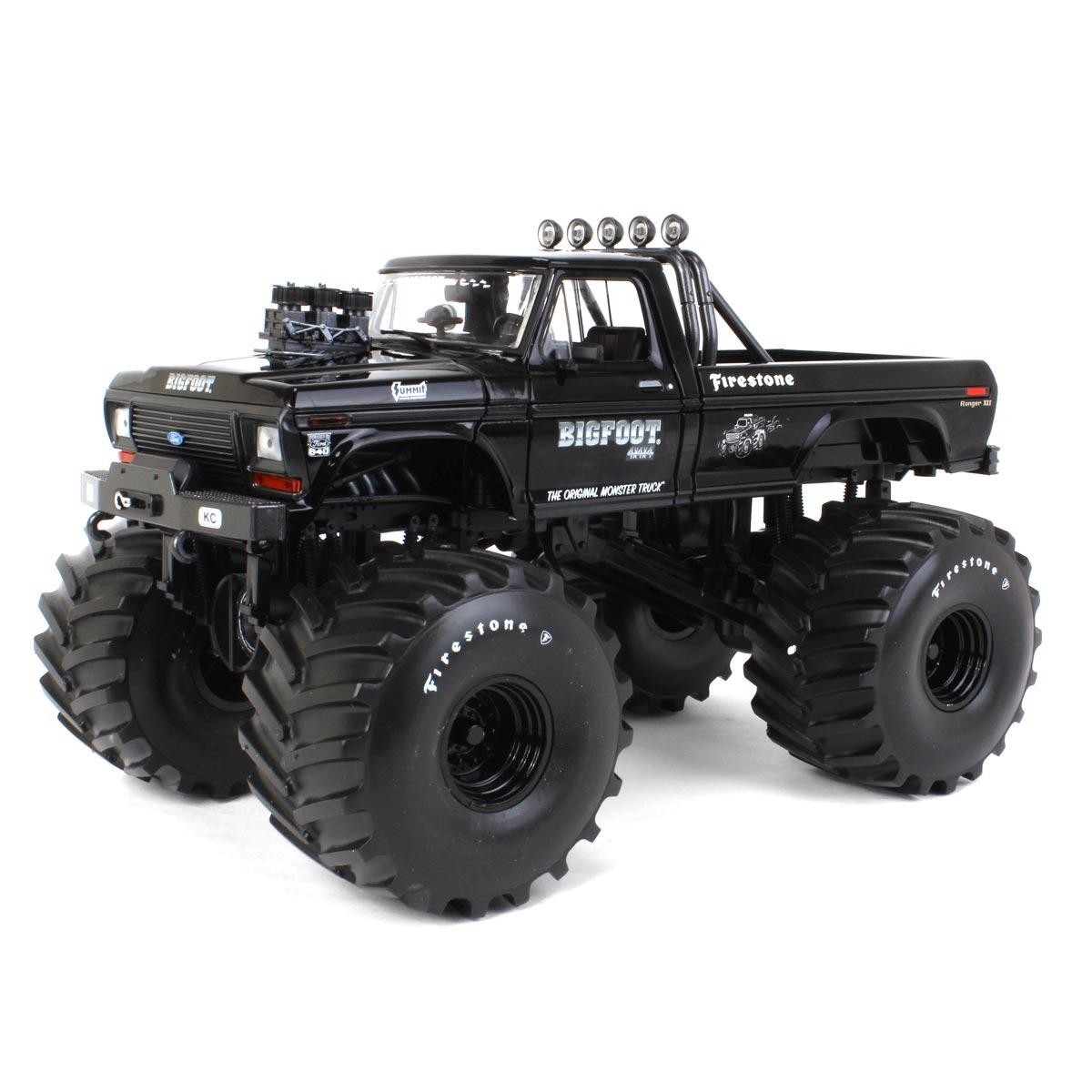 1/18 1974 Ford F-250 Ranger XLT Monster Truck Bigfoot #1 Black Bandit 13650