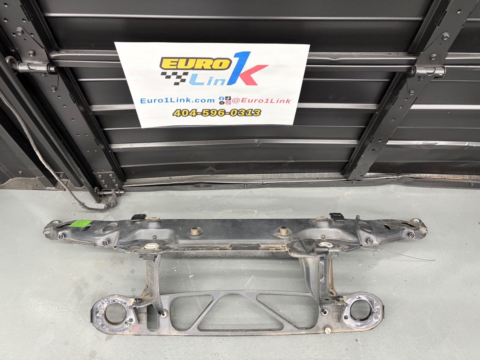 96-02 BMW Z3 Front Radiator Core Support Frame Bracket Panel Black OEM 96-02 BMW Z3 Front Radiator Core Support Frame Bracket Panel Black OEM
