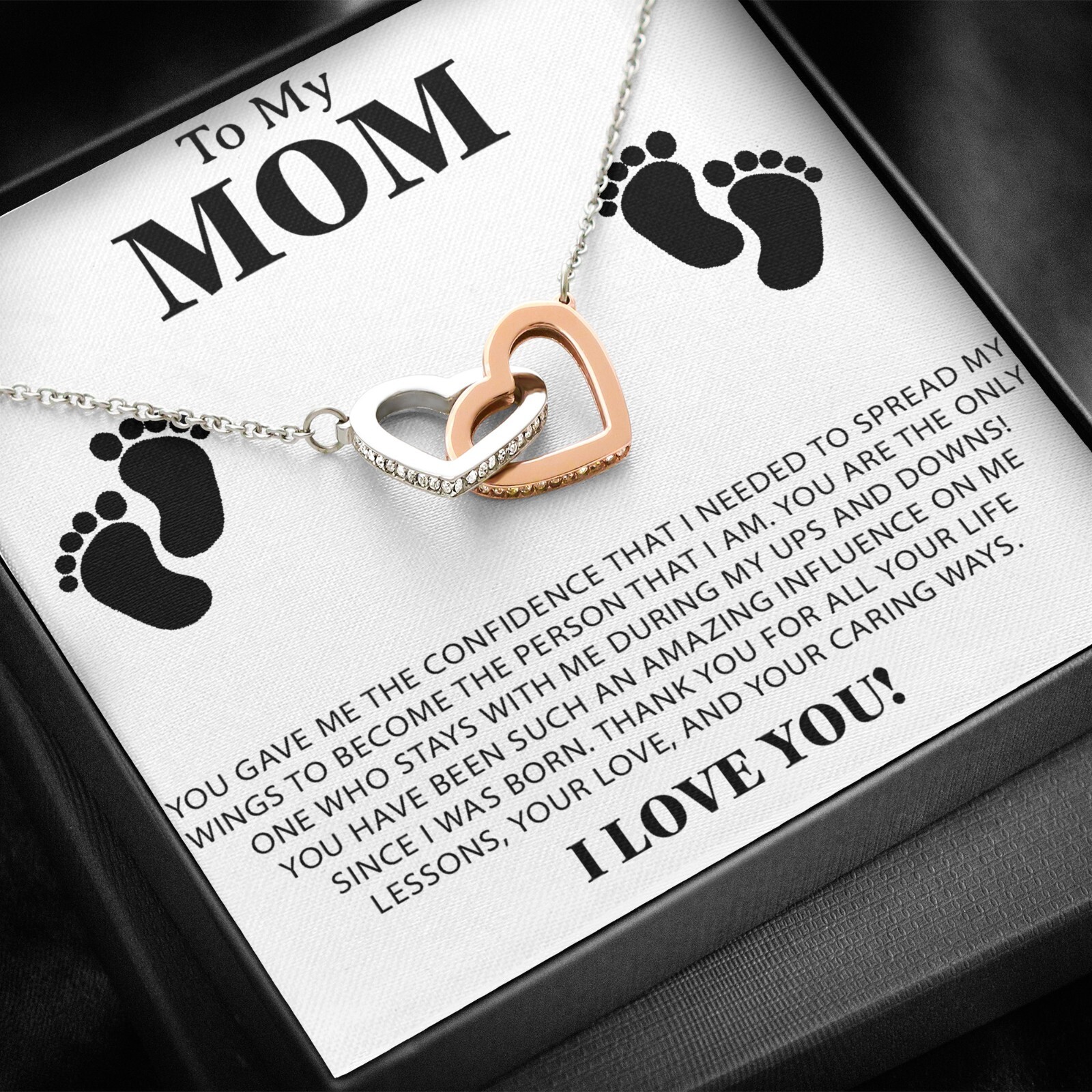 To My Mom Necklace, Gift For Mom, Mothers Day Gifts, Birthday Gift For Mom