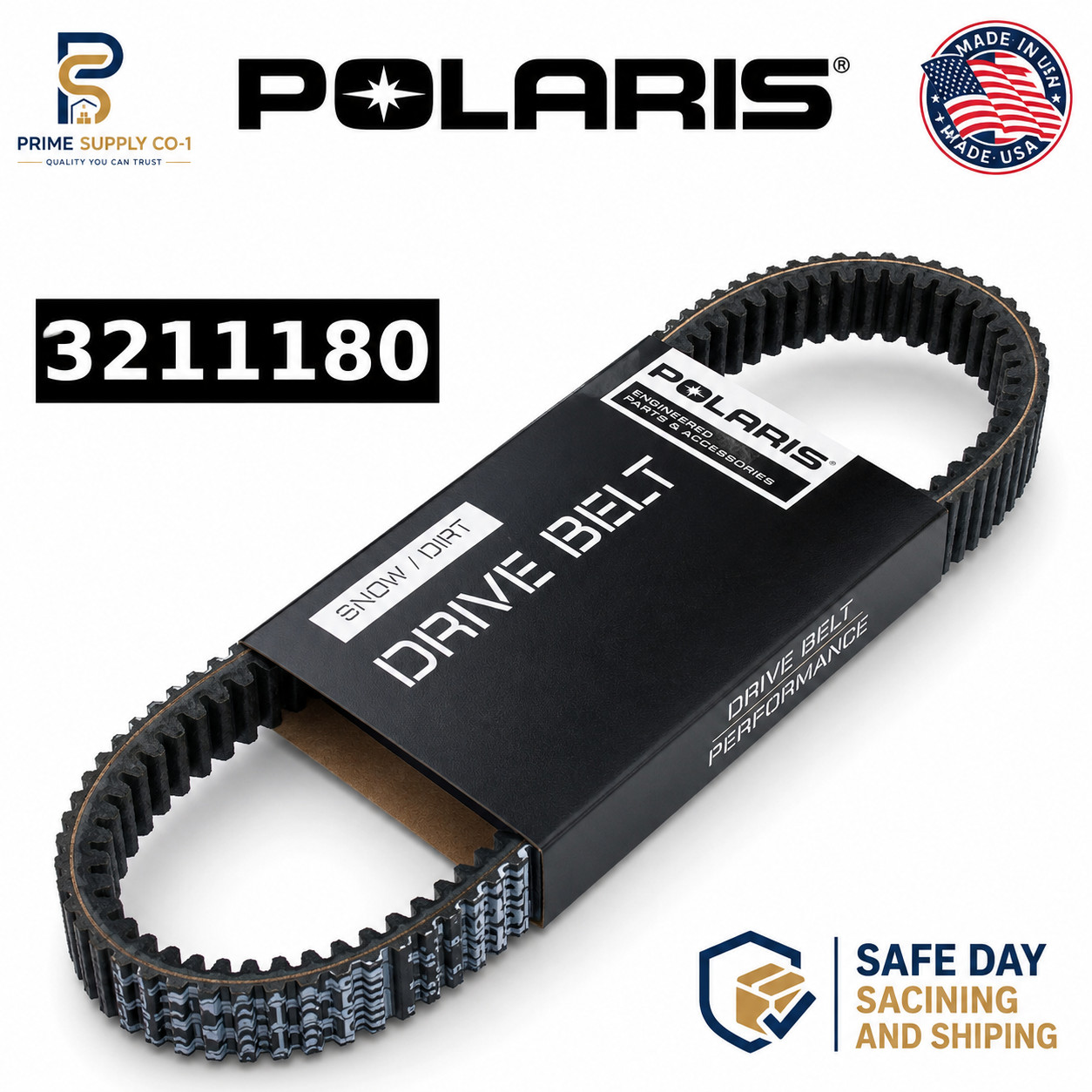 Genuine Drive Belt OEM 3211180 for Polaris General 1000 RZR S4 XP1000
