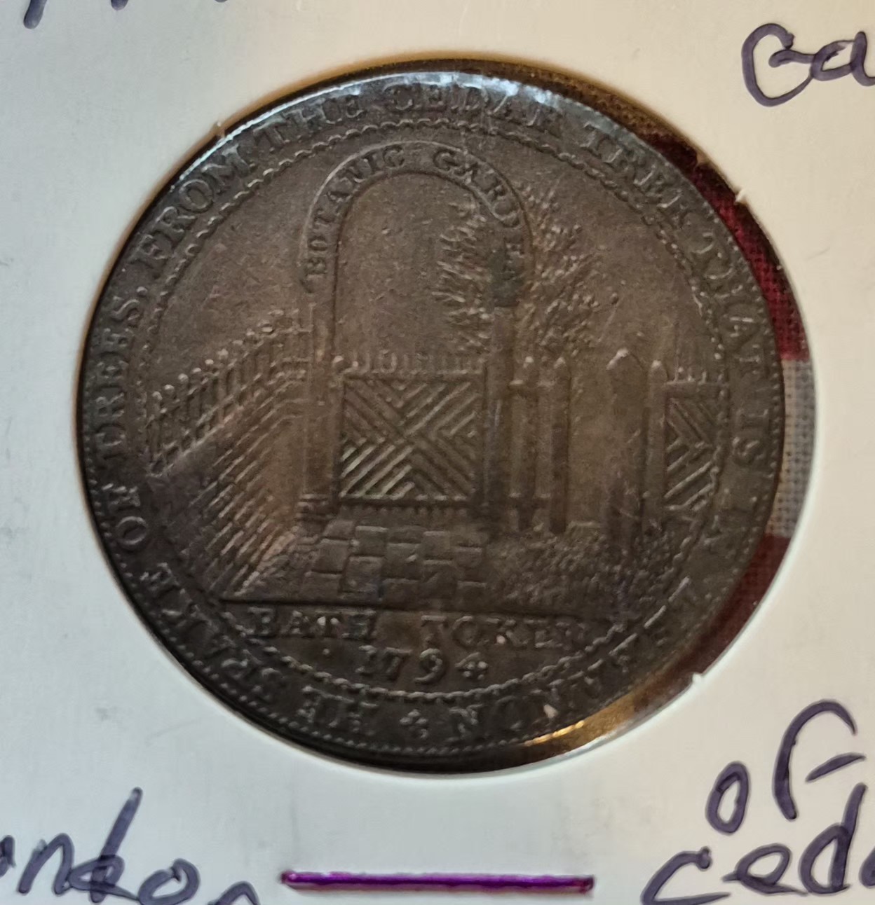 1794 Colonial Copper Revolutionary War Era\
