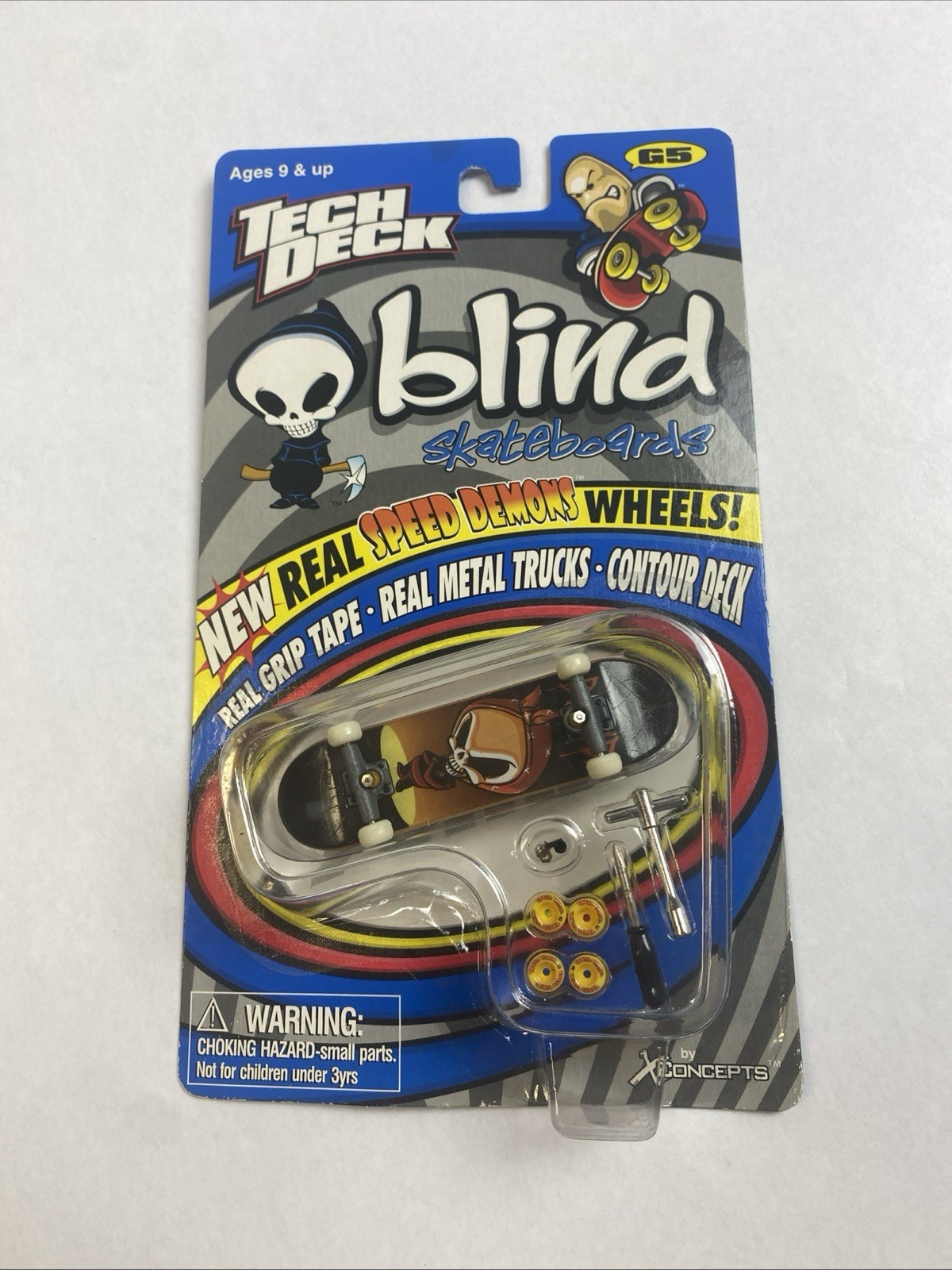 Vintage Tech Deck Blind Skateboards G5 Speed Demons Fingerboard Sealed Rare NIB Vintage Tech Deck Blind Skateboards G5 Speed Demons Fingerboard Sealed Rare NIB