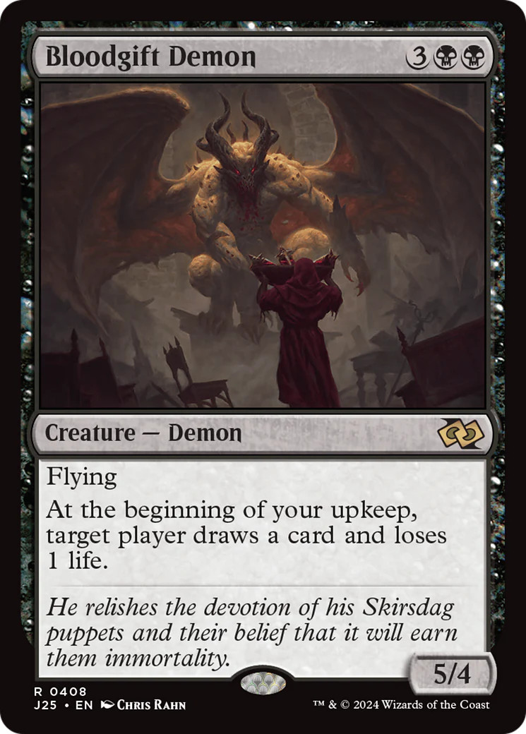 MTG Bloodgift Demon [Foundations Jumpstart] Near Mint Magic