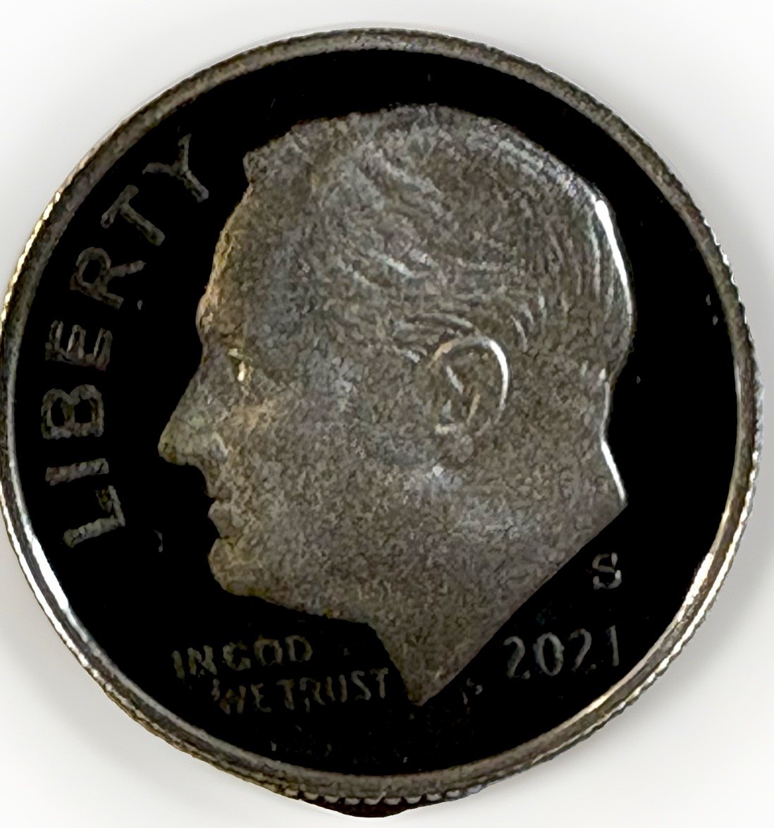 2021 S Roosevelt Silver Proof Dime DCam Upper-Range High Grade 99.9% Silver 10c