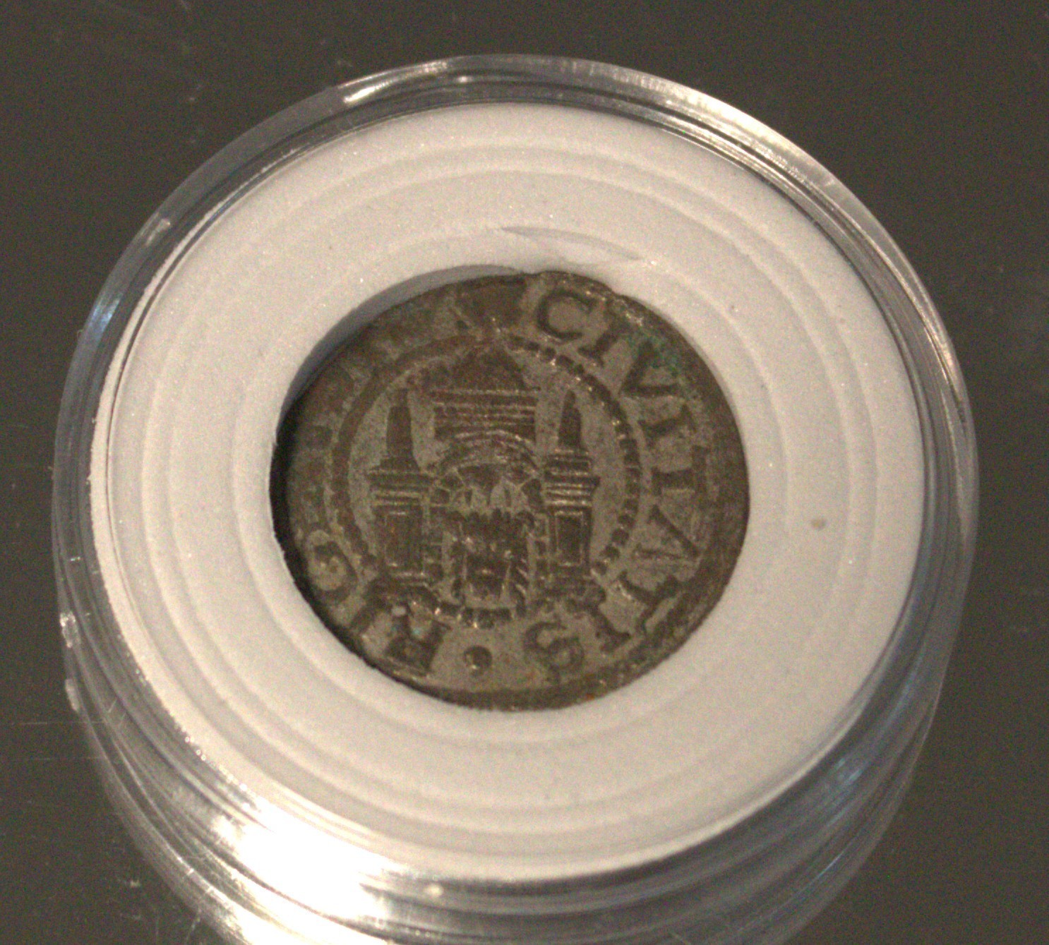 Free City Riga Latvia(Livonian Confederation) Schilling 1570 Livonian War-19D