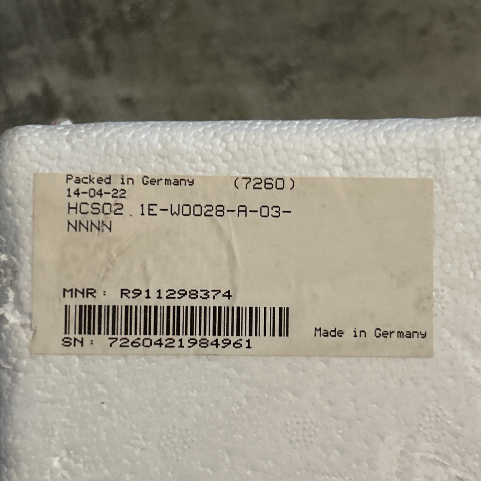 New Rexroth R911298374 HCS02.1E-W0028-A-03-NNNN Servo Drive New Rexroth R911298374 HCS02.1E-W0028-A-03-NNNN Servo Drive