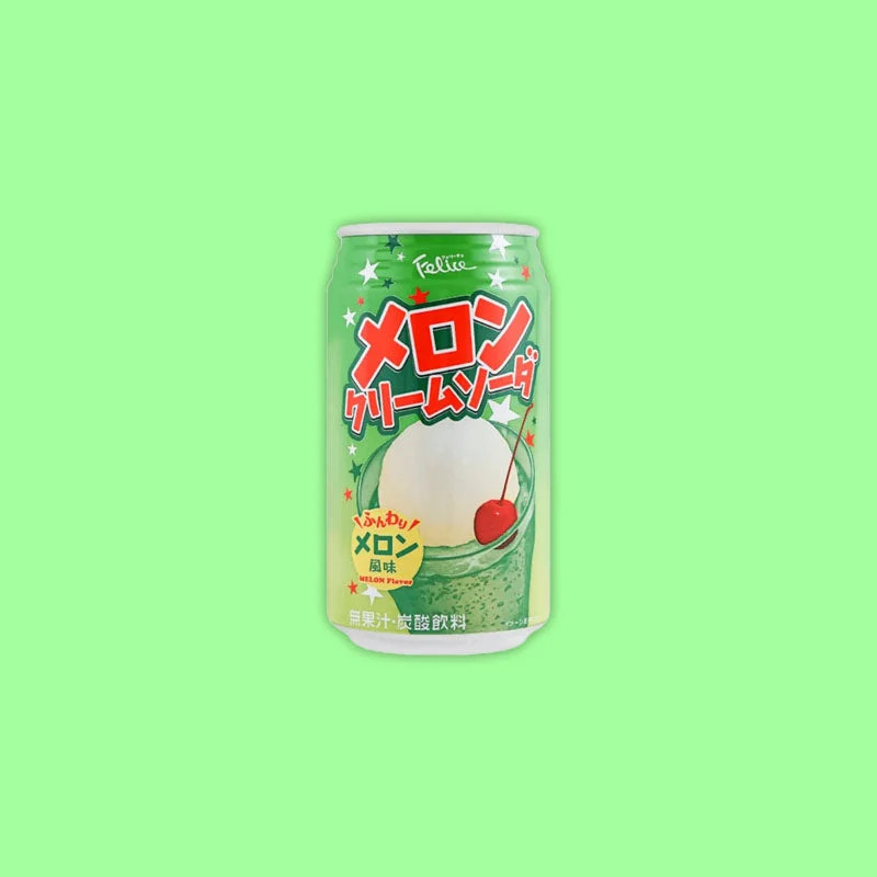 Felice Melon Cream Soda 350ml (Japan) Exotic Snacks