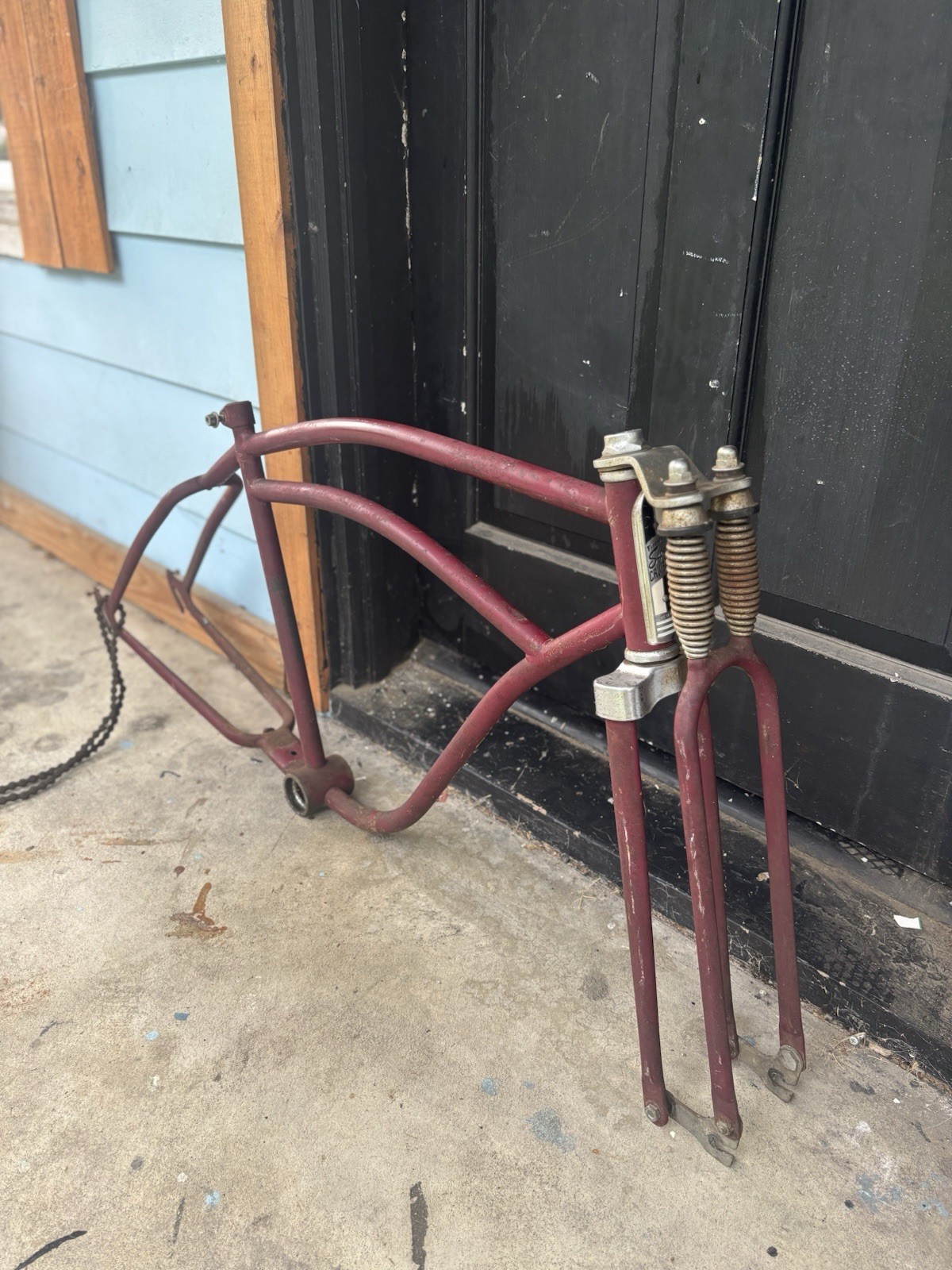 Firestone Super Cruiser Frame, Forks & Headbadge - Tank Bike- Monark