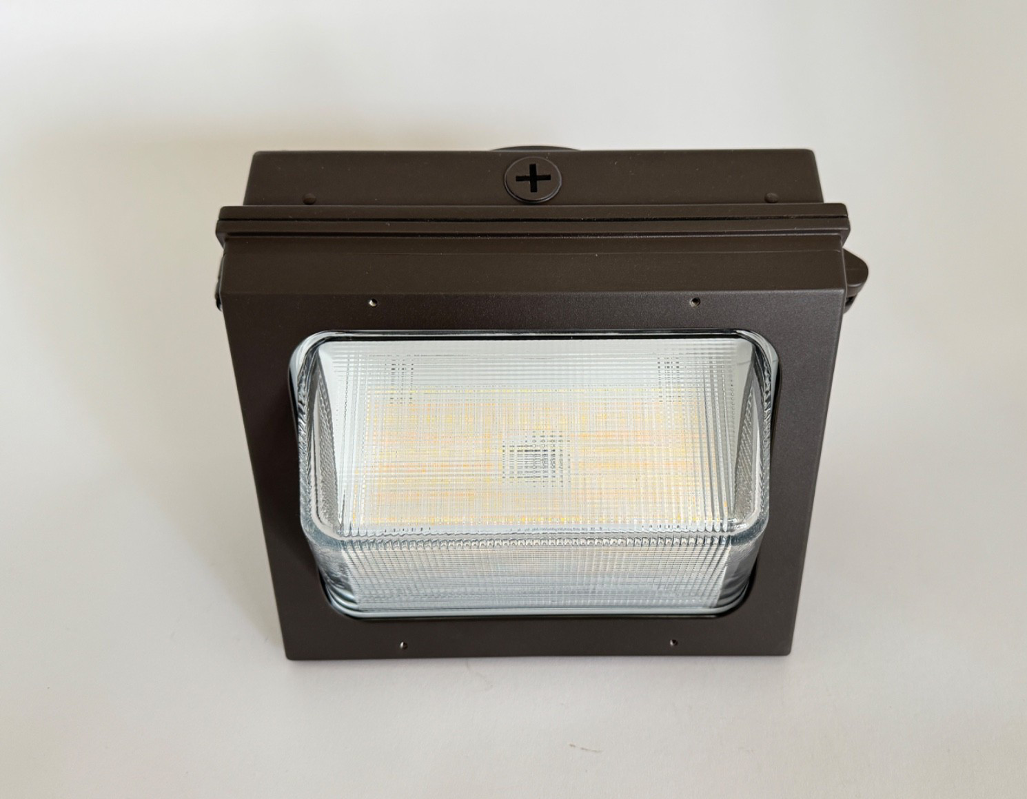 Maxlite WCOP4OU-CSBPC WallMax LED Open Face Wallpack 40W 120-277V CCT Bronze